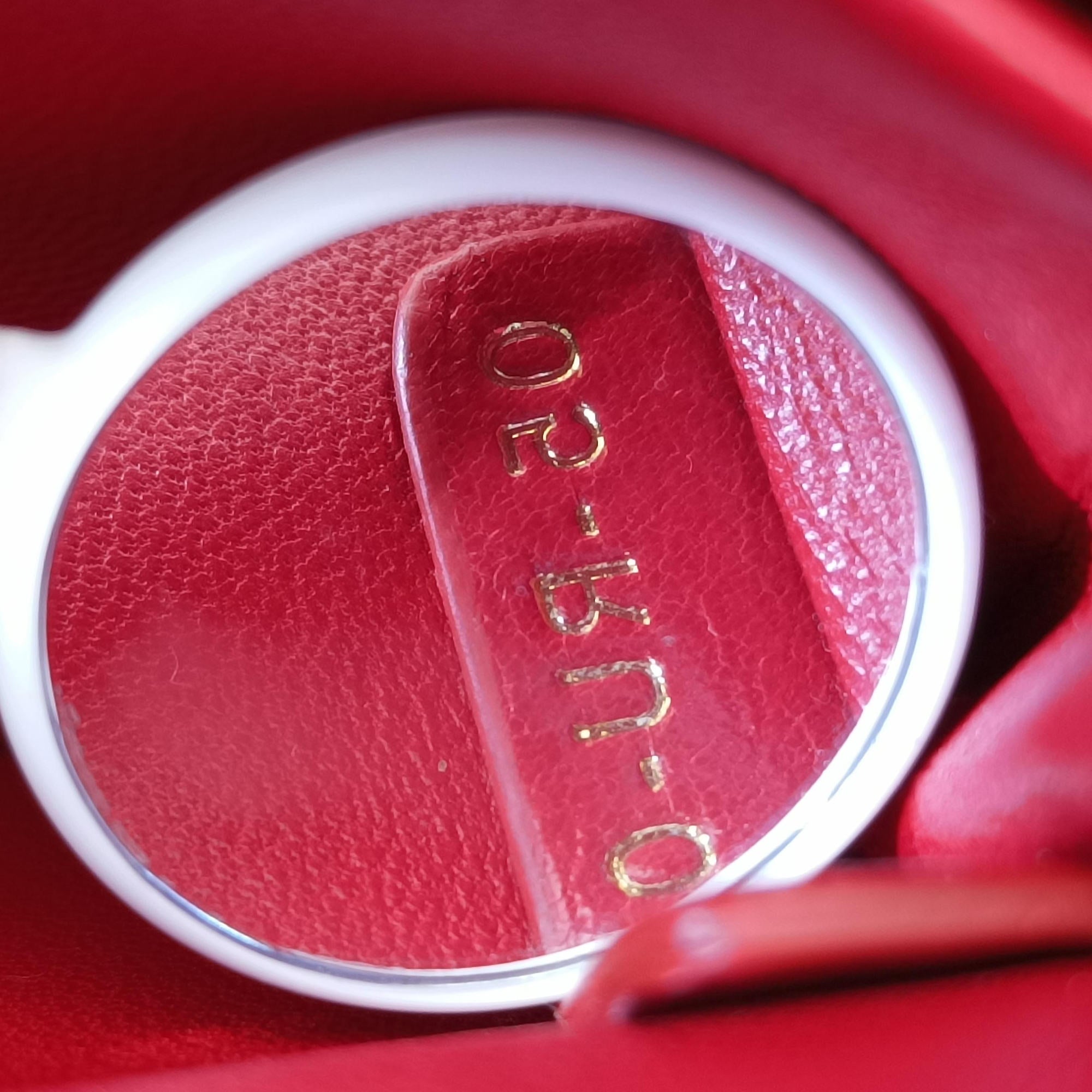 30 MONTAIGNE Red Leather 05-RU-0186 IC Chip30モンテーニュ レッド レザー 05-RU-0186 ICチップ