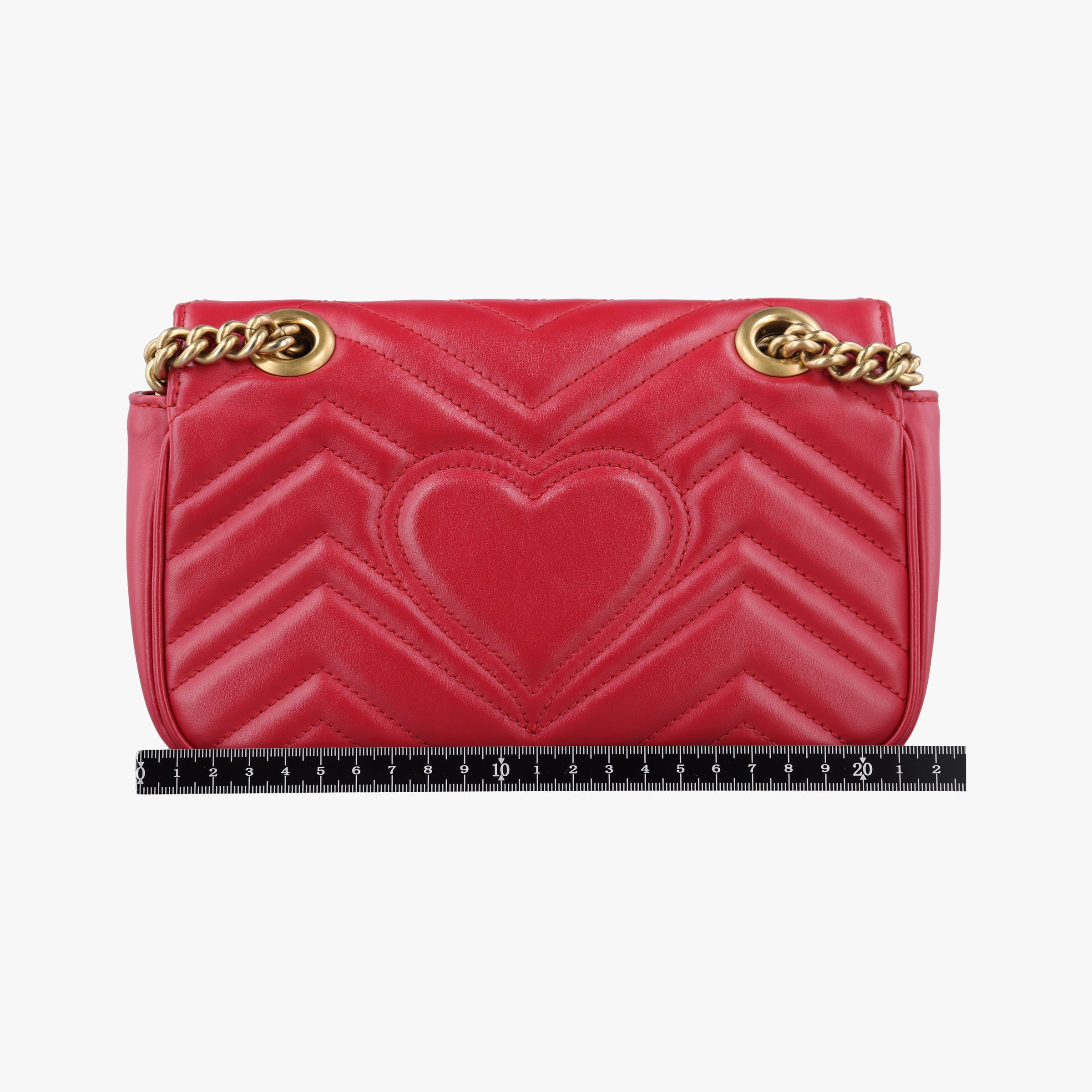 GG Marmont Red Leather 446744 D026314447GGマーモント レッド レザー 446744 D026314447