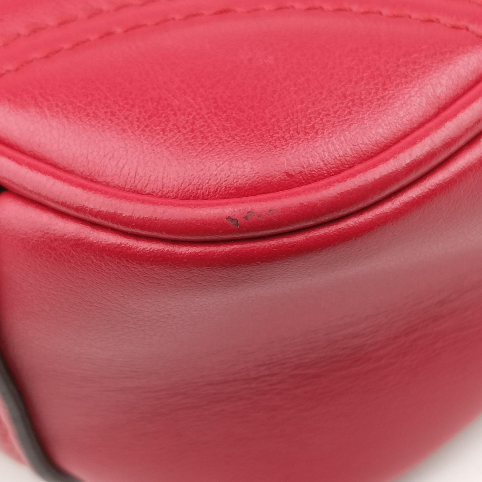 GG Marmont Red Leather 446744 D026314447GGマーモント レッド レザー 446744 D026314447