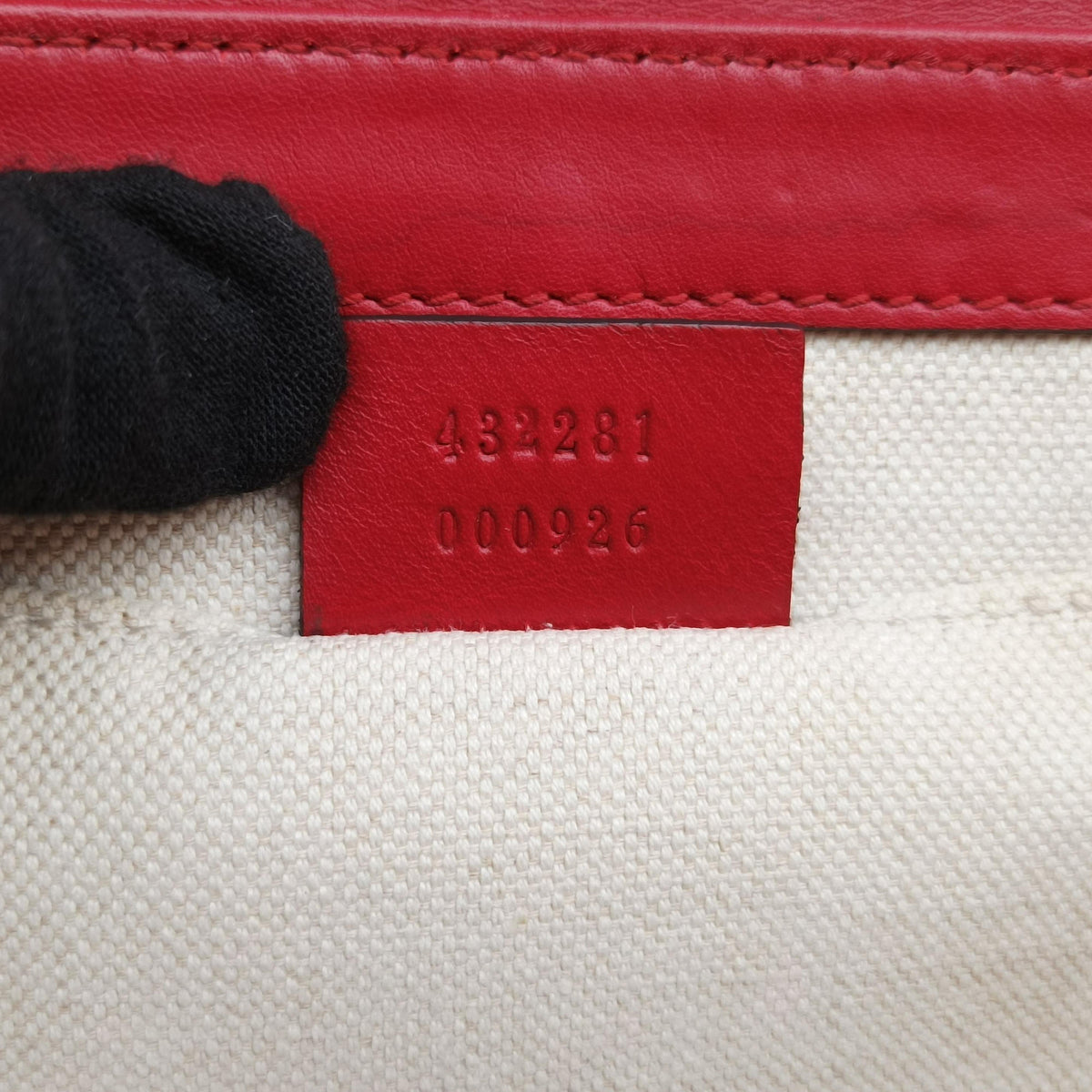 Pre-owned Gucci Peony Red Leather 432281 shoulderbag | stylenewstar