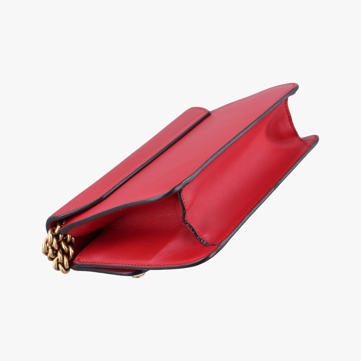 Pre-owned Gucci Peony Red Leather 432281 shoulderbag | stylenewstar