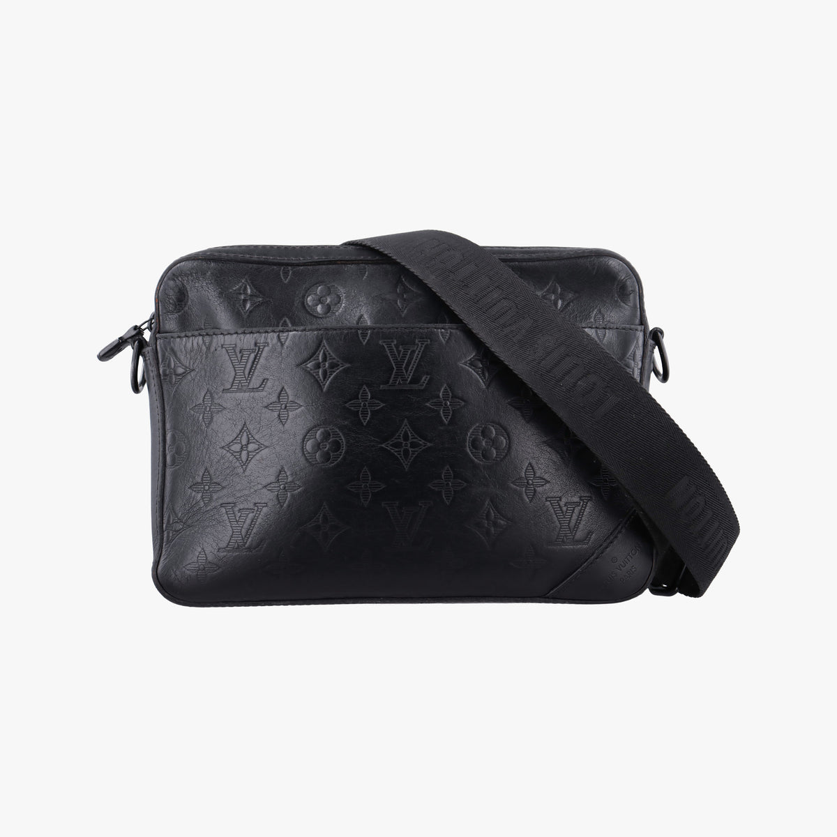 Secondhand Louis Vuitton Duo Messenger Noir Monogram Shadow M69827 shoulderbag | stylenewstar