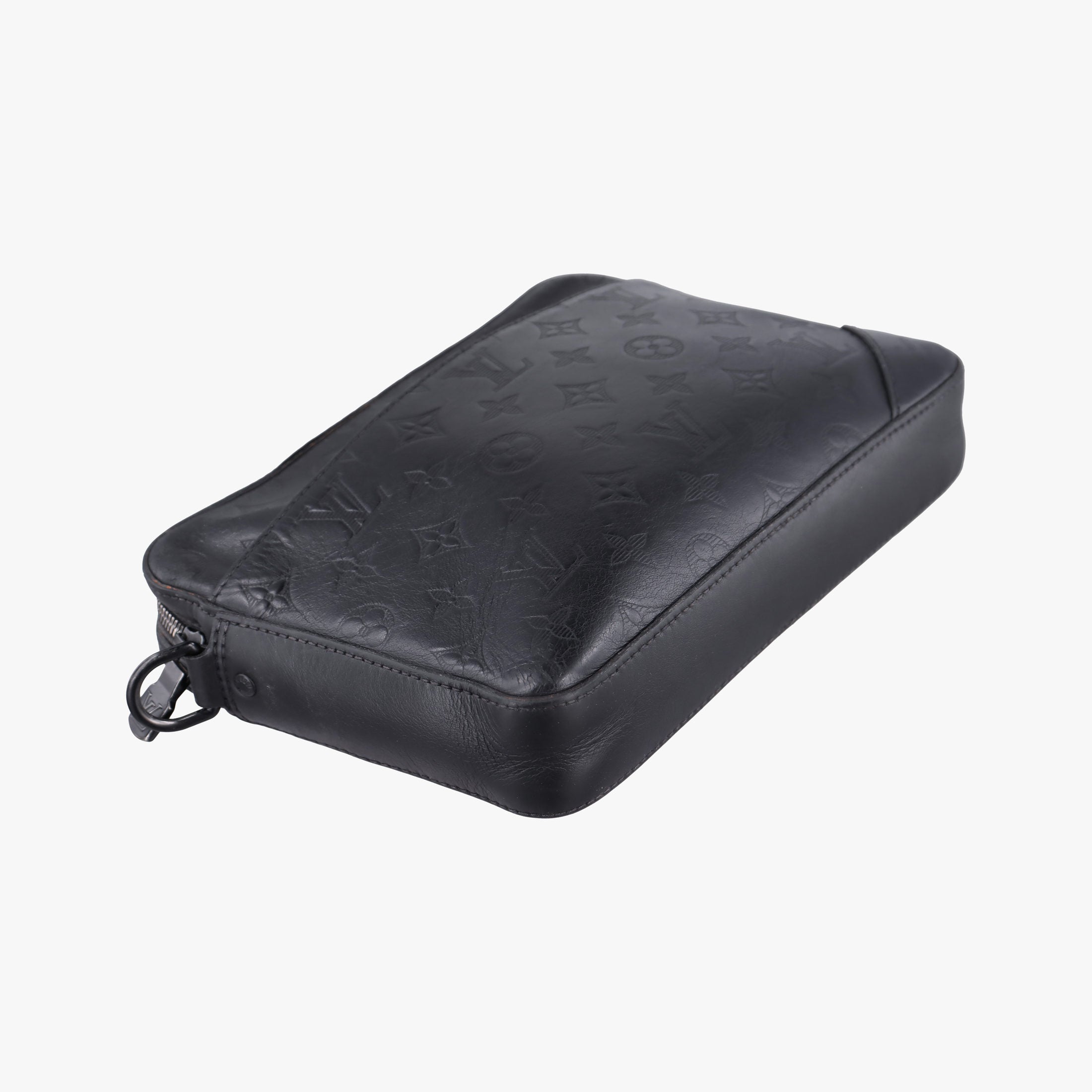 Secondhand Louis Vuitton Duo Messenger Noir Monogram Shadow M69827 shoulderbag | stylenewstar
