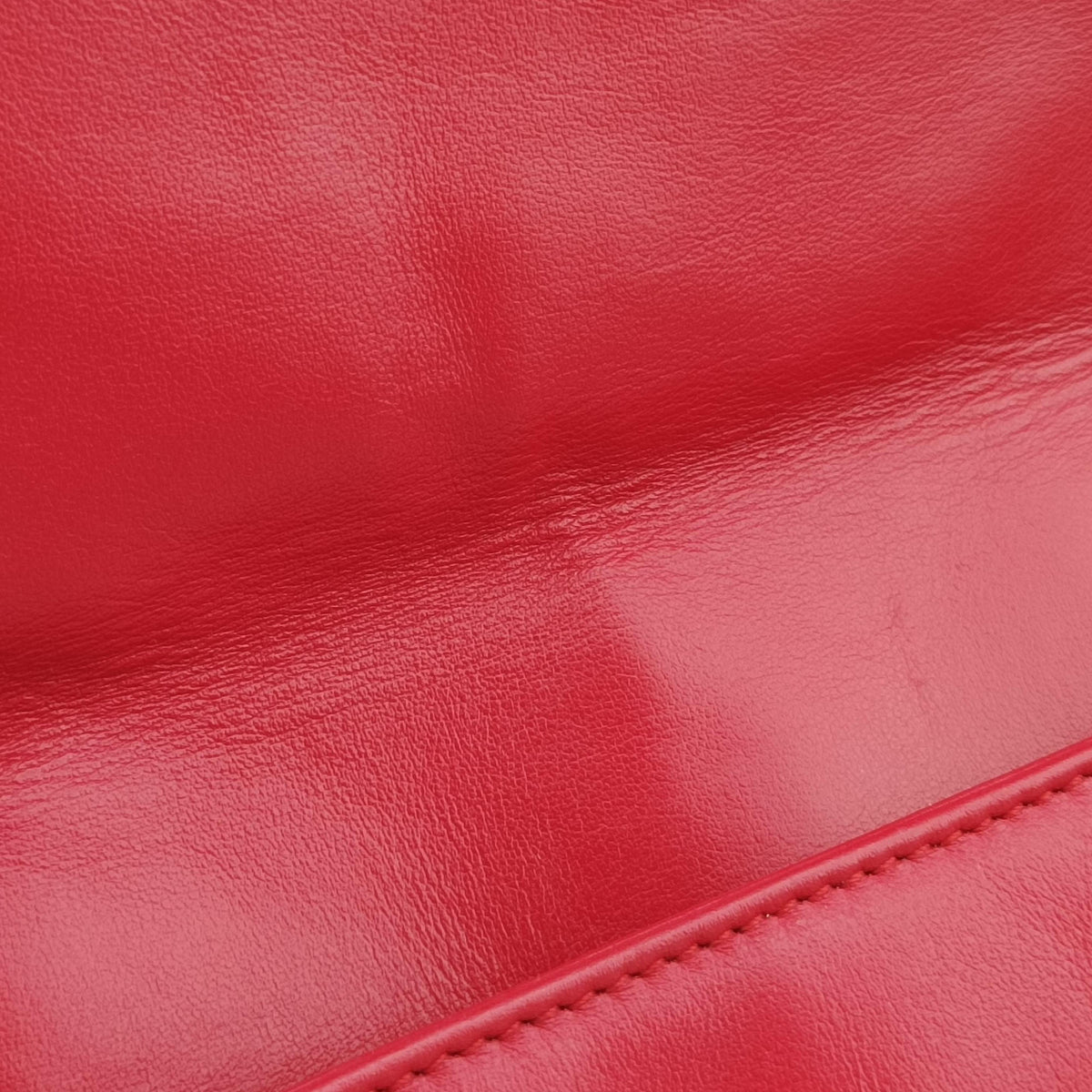 Pre-owned Gucci GG Marmont Red Leather 443497 shoulderbag | stylenewstar
