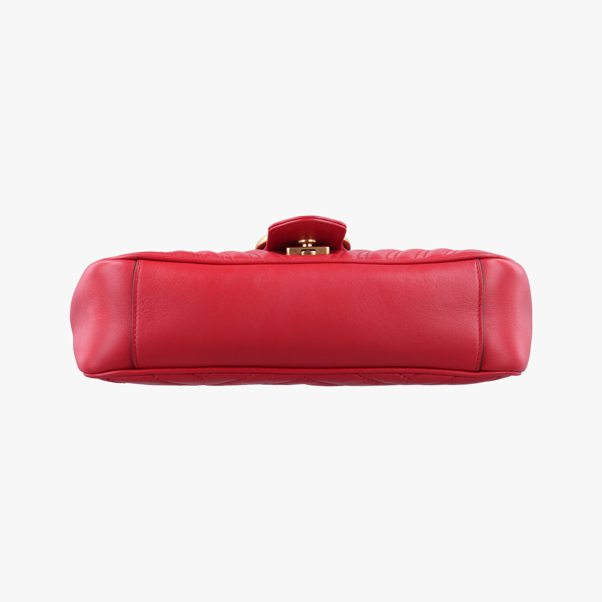 Pre-owned Gucci GG Marmont Red Leather 443497 shoulderbag | stylenewstar