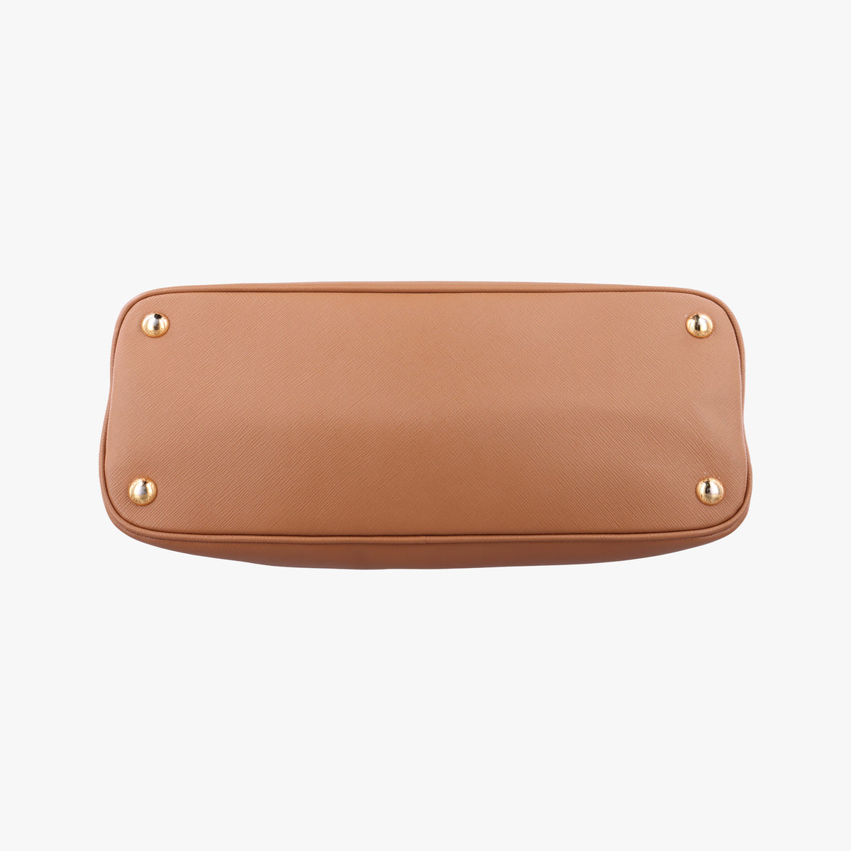 Secondhand Prada Promenade Brown SAFFIANO patent BN2567 handbag | stylenewstar