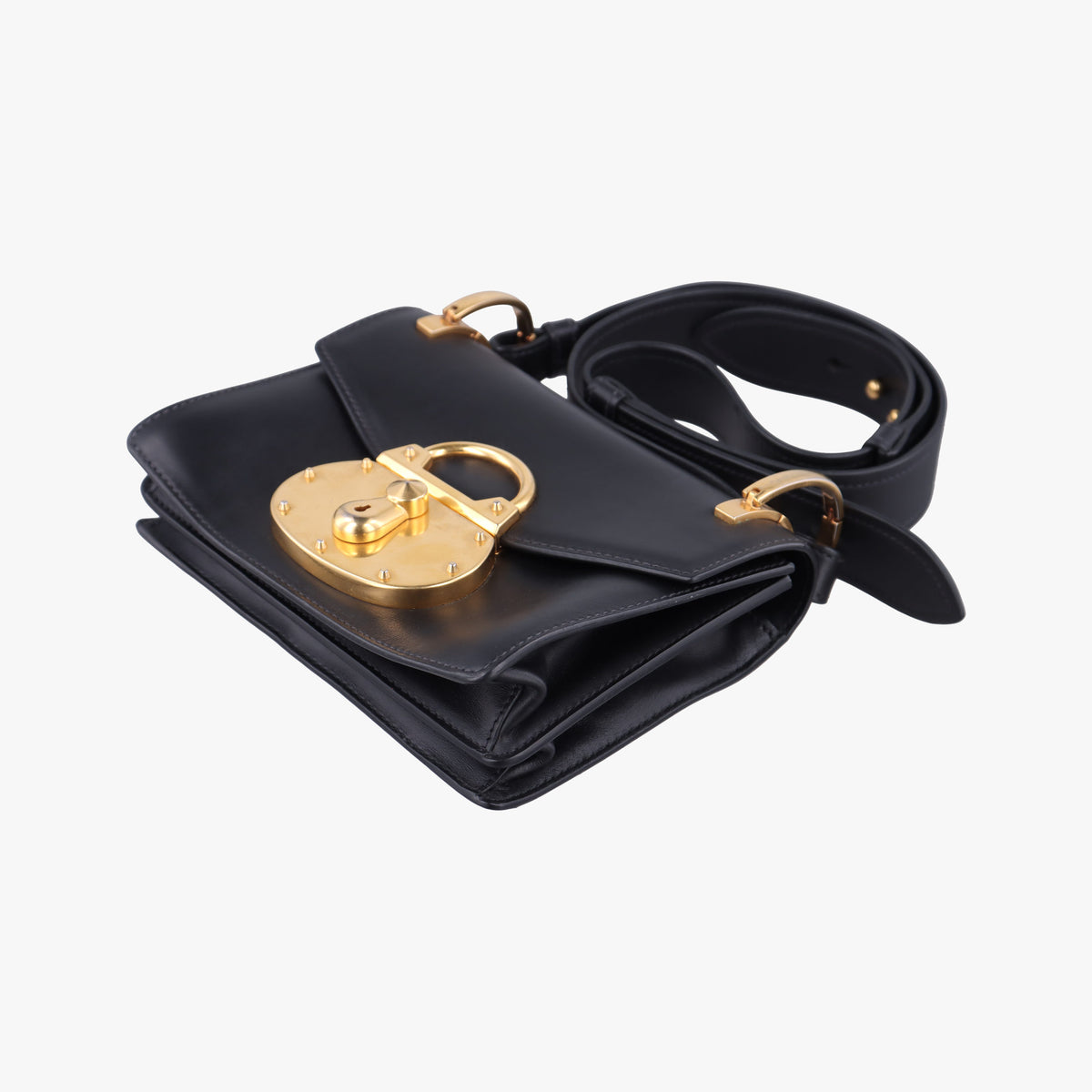 Antic Soft Padlock Black Leather 25アンティック ソフト パドロック ブラック レザー 25