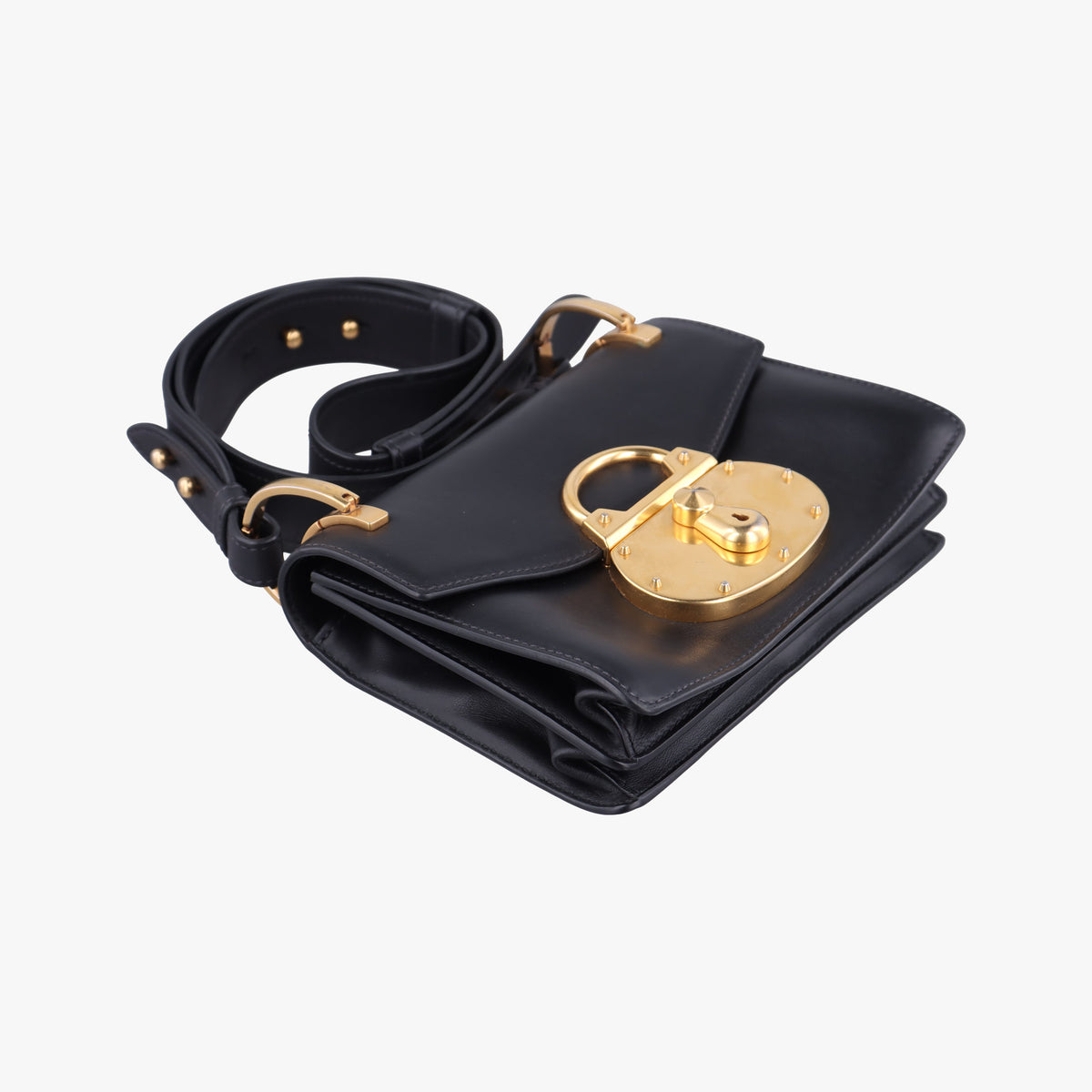 Antic Soft Padlock Black Leather 25アンティック ソフト パドロック ブラック レザー 25