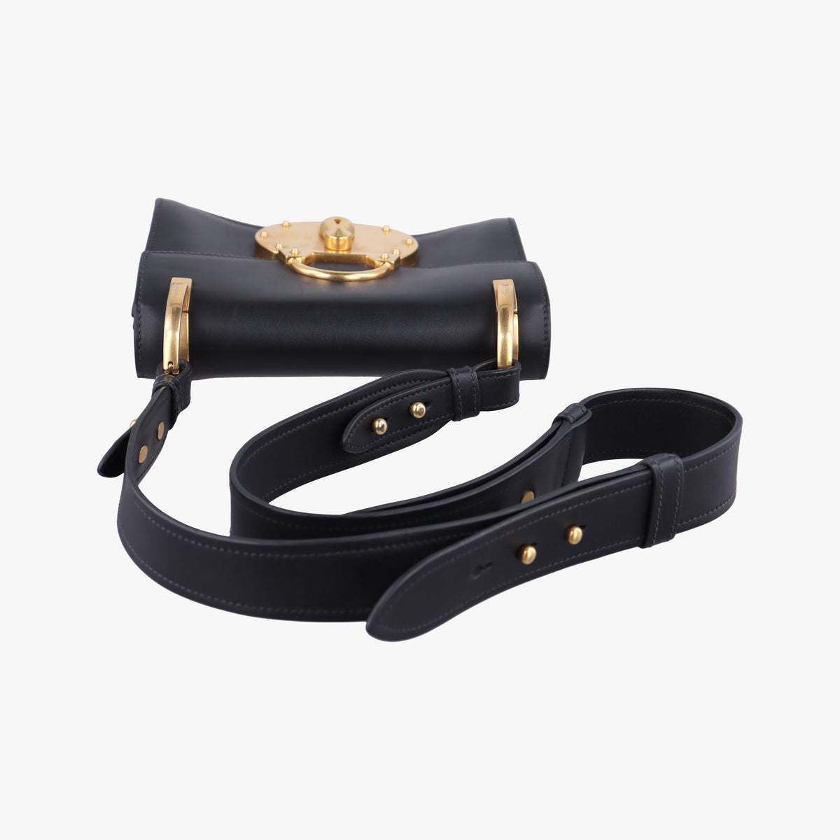 Antic Soft Padlock Black Leather 25アンティック ソフト パドロック ブラック レザー 25