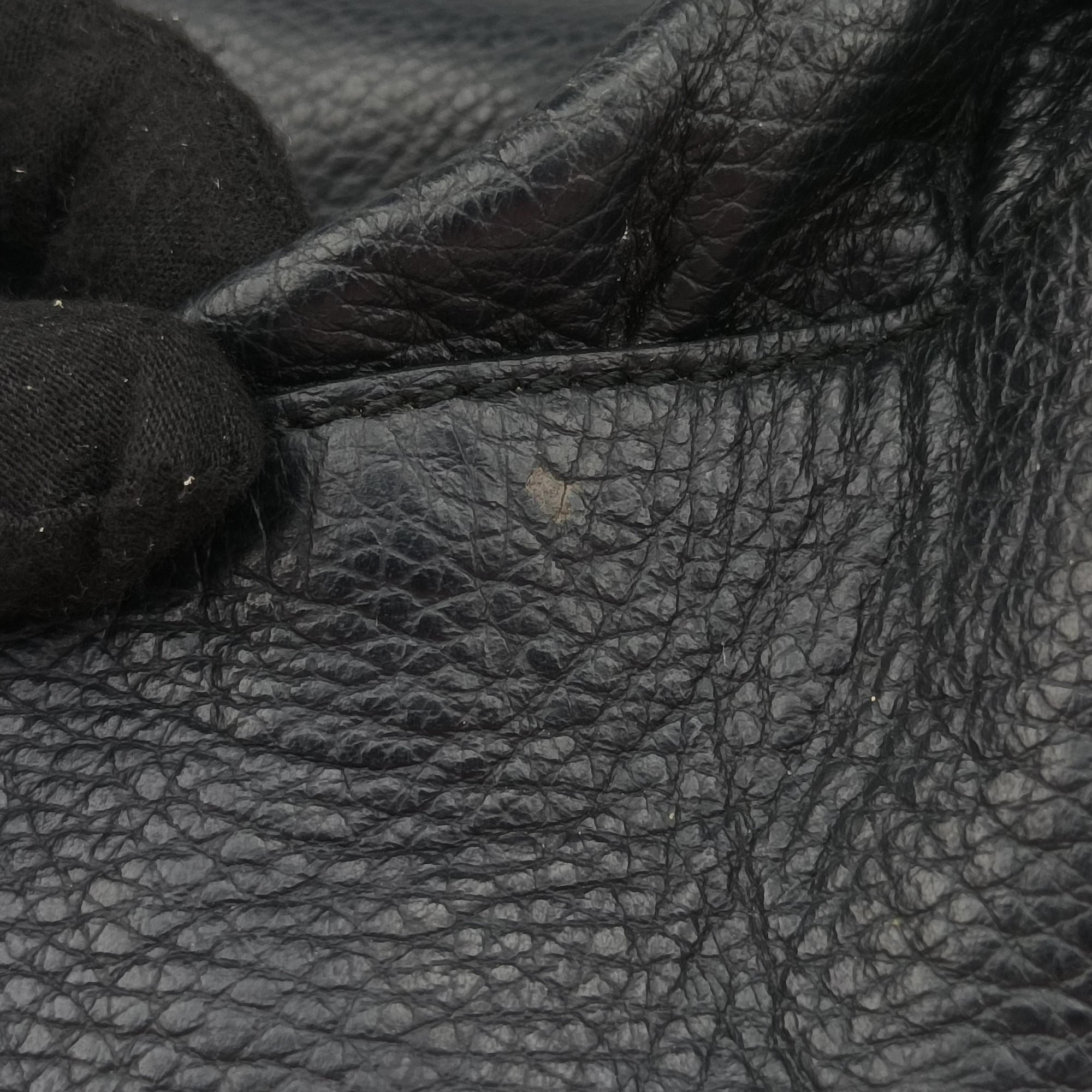 Abbey D-ring Hobo Black Leather 341491 D015573616アビー Dリング ホーボー ブラック レザー 341491 D015573616