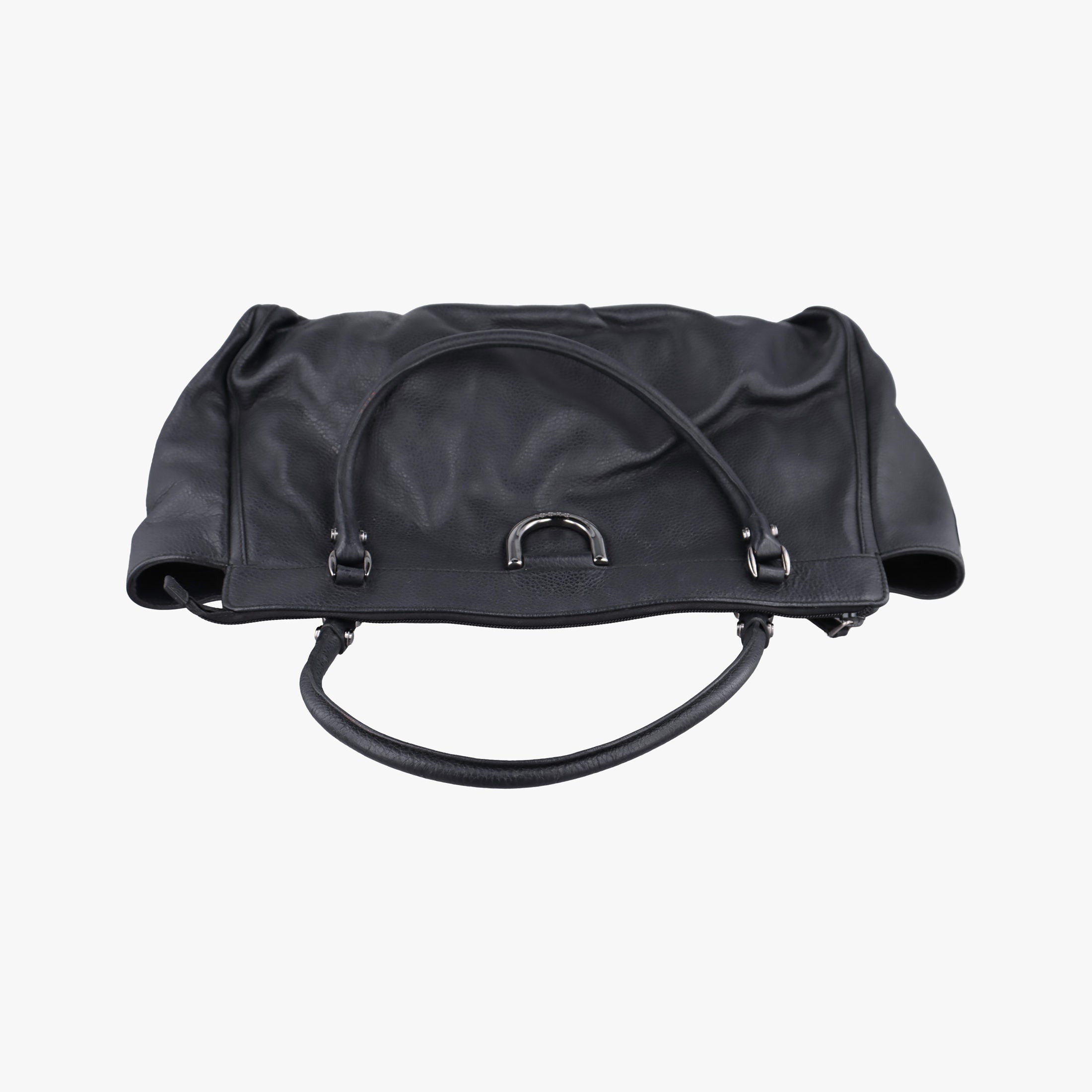 Abbey D-ring Hobo Black Leather 341491 D015573616アビー Dリング ホーボー ブラック レザー 341491 D015573616