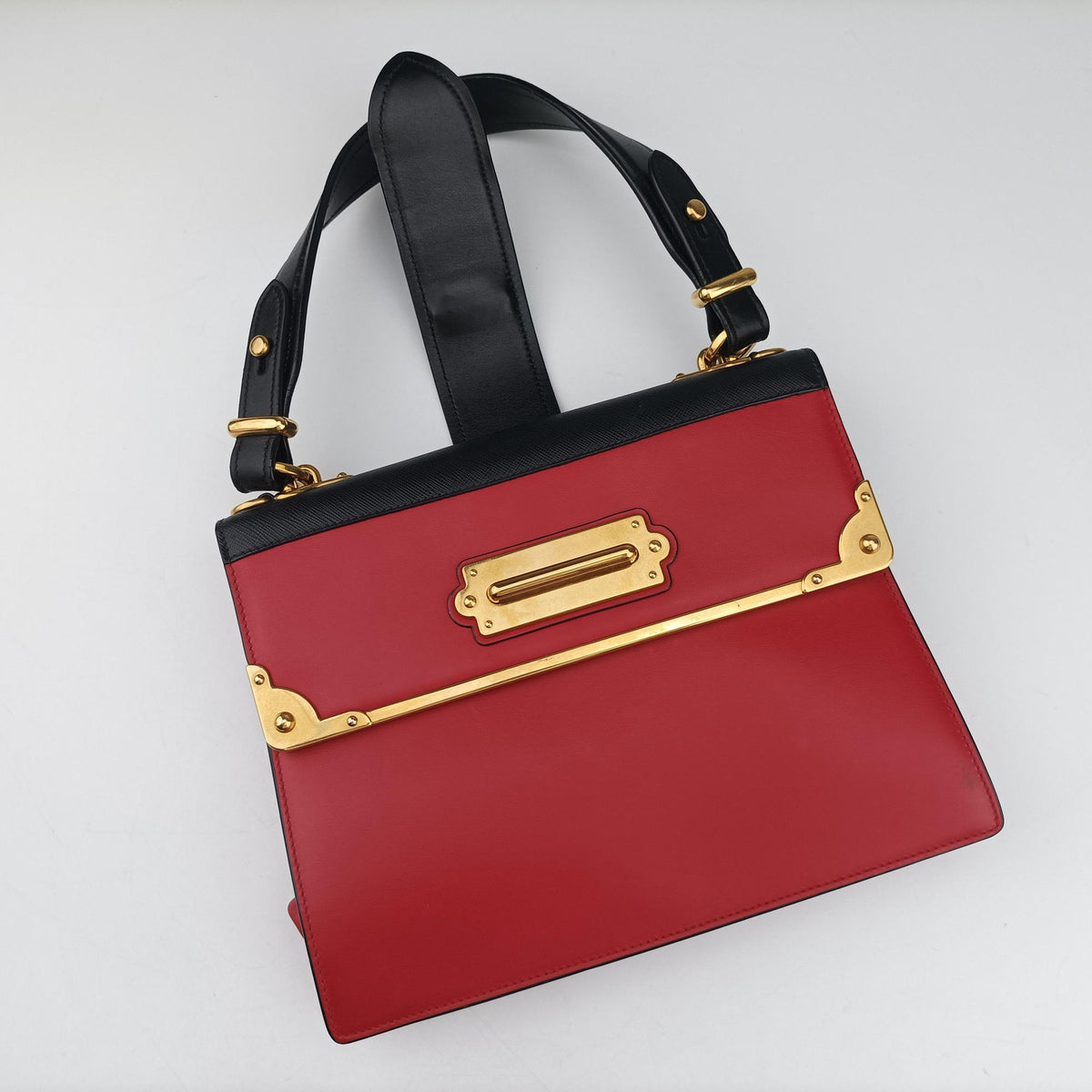 Cahier Red×Black Leather 1BA070 127カイエ レッド×ブラック レザー 1BA070 127