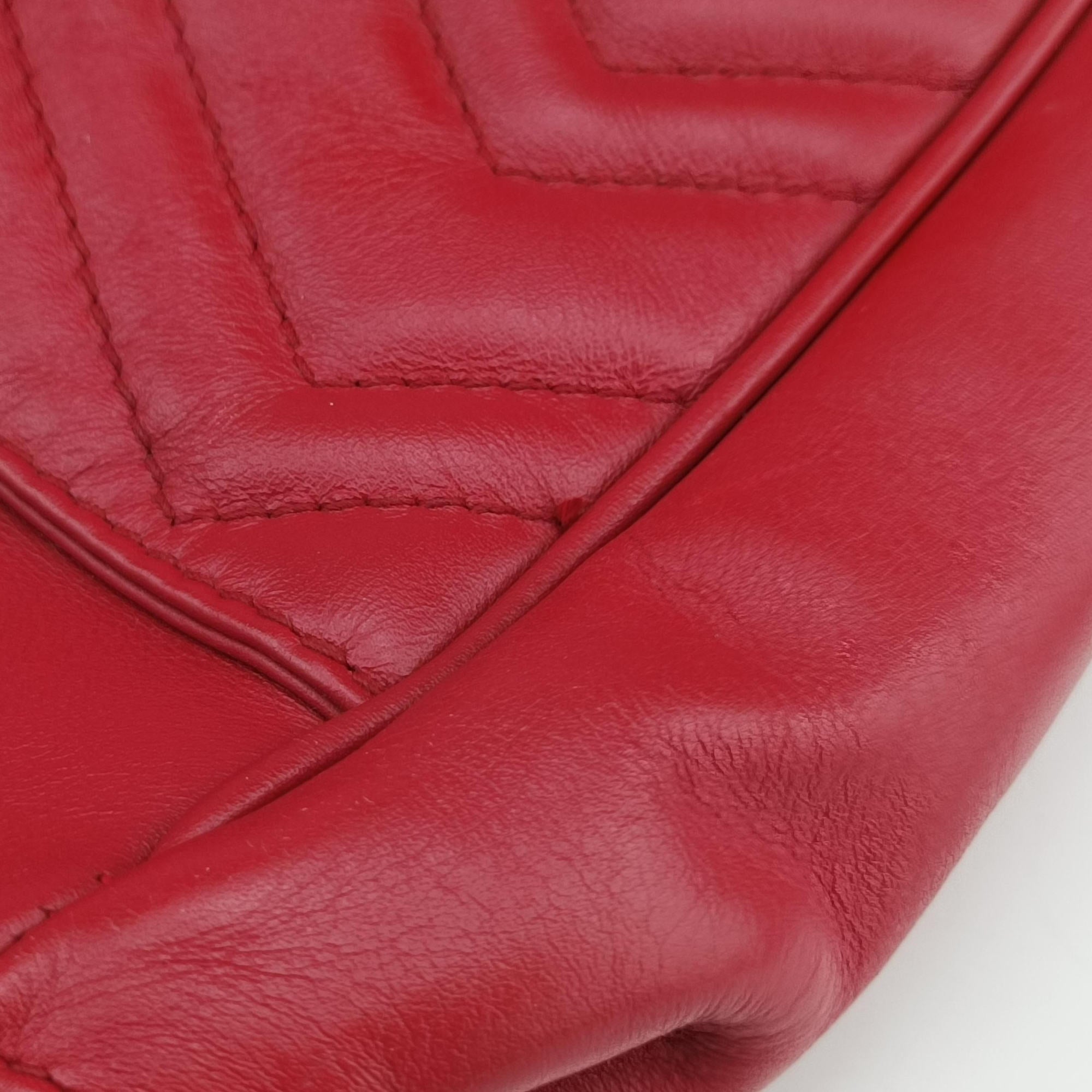 GG Marmont Red Leather 443501 C020372947GGマーモント レッド レザー 443501 C020372947