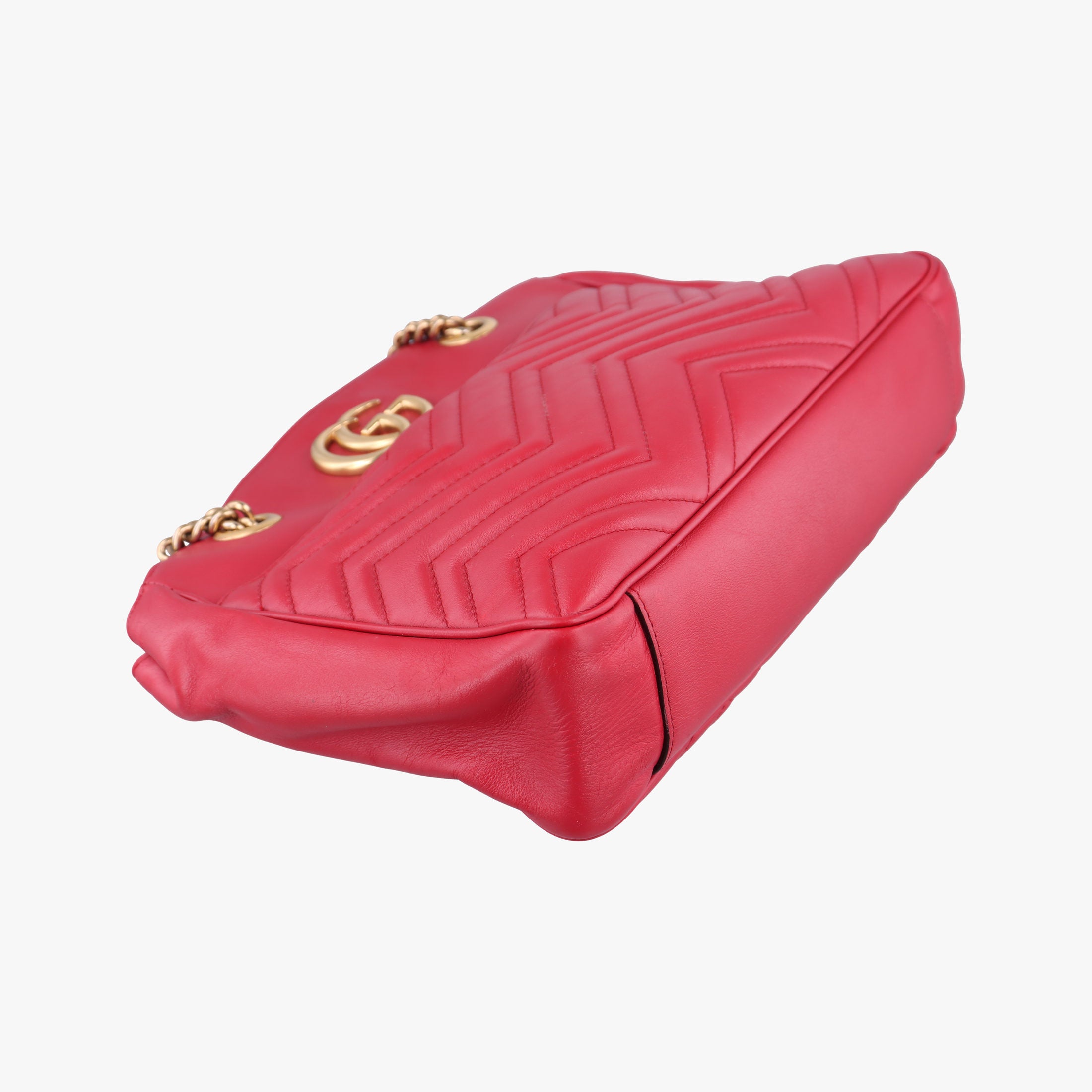 GG Marmont Red Leather 443501 C020372947GGマーモント レッド レザー 443501 C020372947