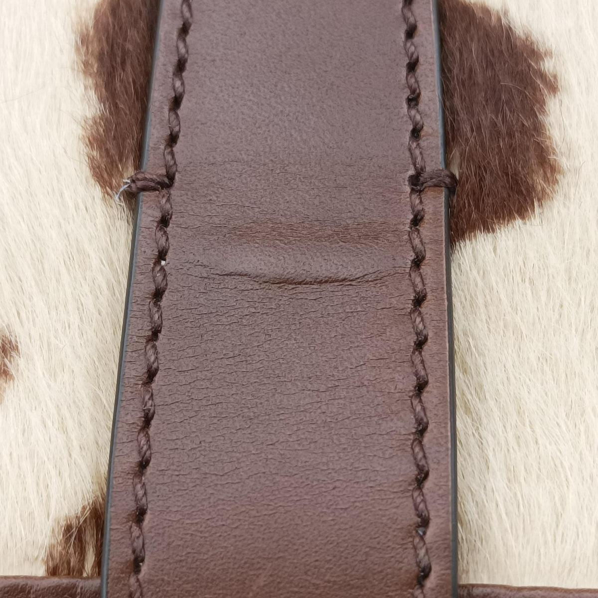 Pre-owned Gucci Jackie 1961 Brown × Beige ponyhair×leather 636706 shoulderbag | stylenewstar