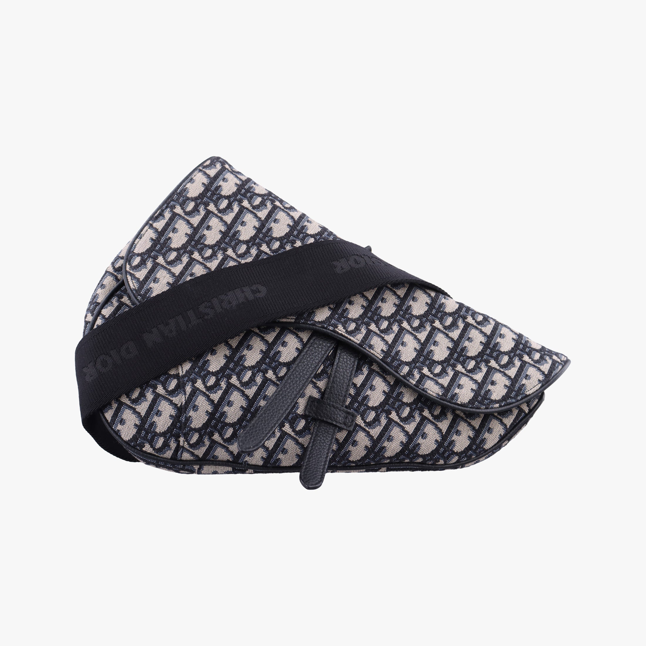 Saddlebags Gray×Navy×Black Jacquard×Leather 19-BO-0129サドルバッグ グレー×ネイビー×ブラック ジャガード×レザー 19-BO-0129