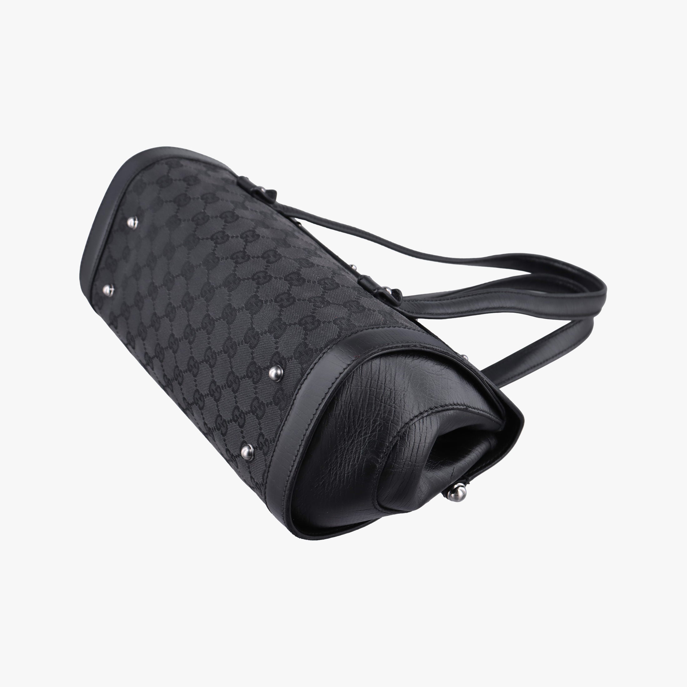 Bamboo Bullet Black Canvas × Leather 111713 バンブーバレット ブラック キャンバス × レザー 111713
