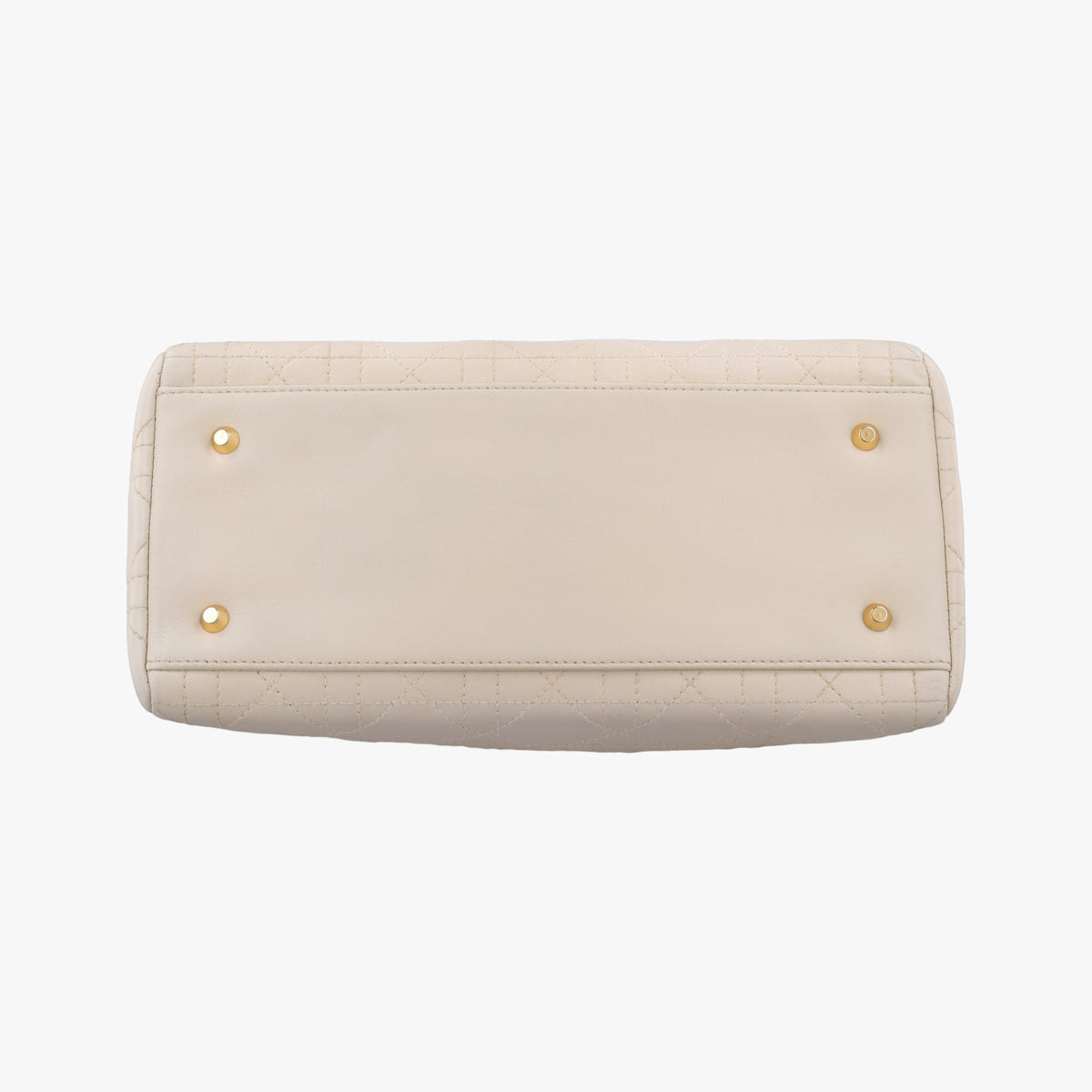Lady Dior White lambskin MA-1927レディディオール ホワイト ラムスキン MA-1927