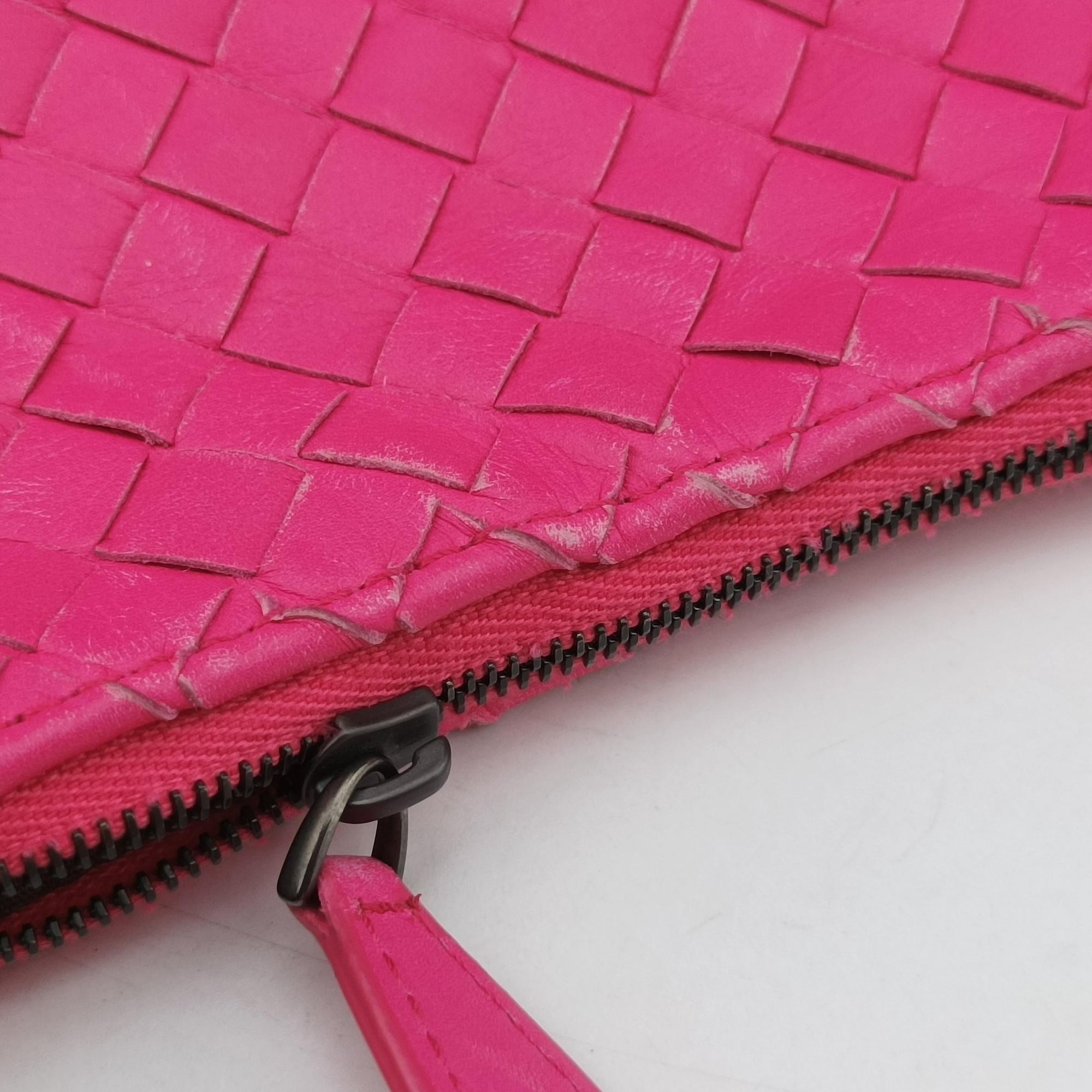 Intrecciato Pink lambskin B08474783Yイントレチャート ピンク ラムスキン B08474783Y