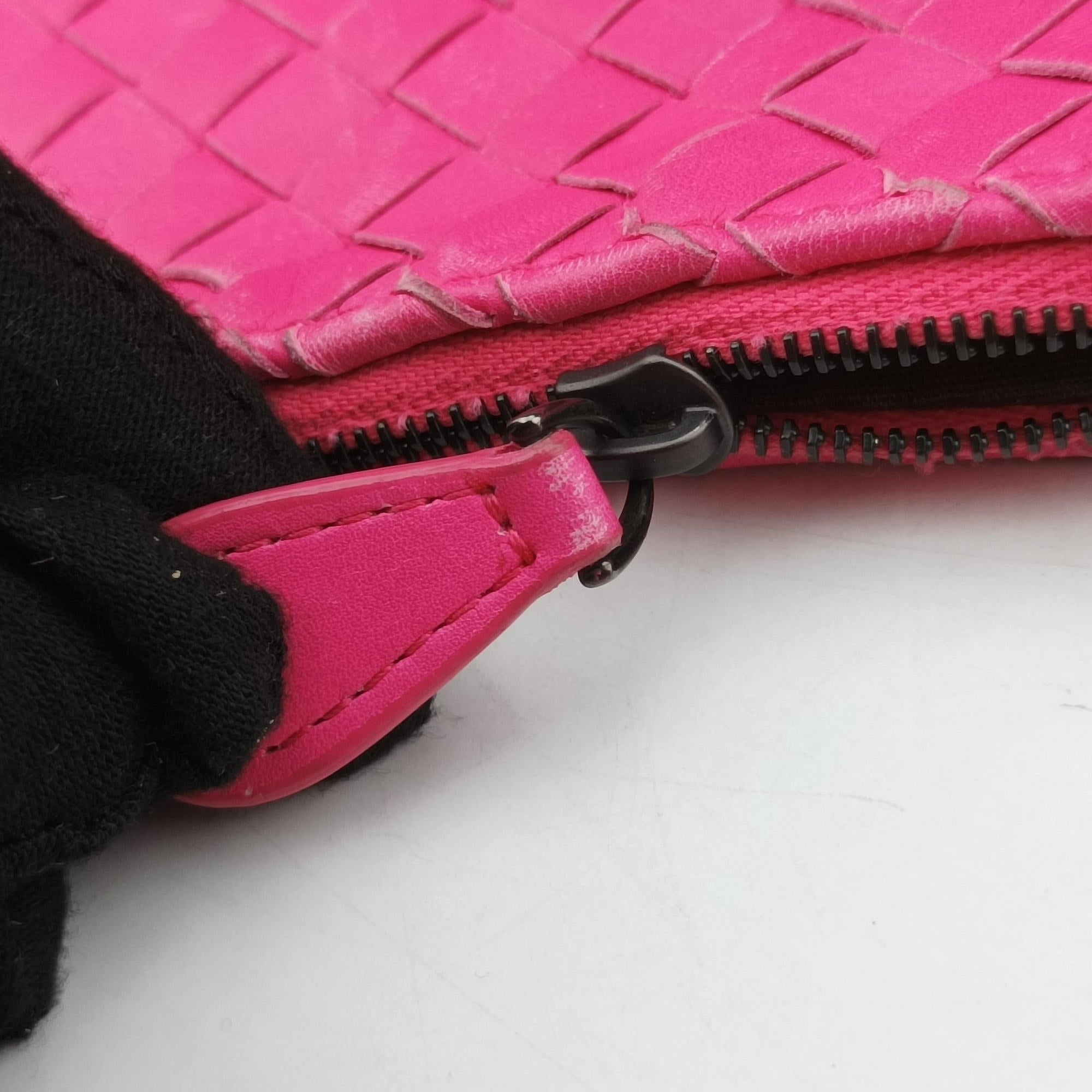 Intrecciato Pink lambskin B08474783Yイントレチャート ピンク ラムスキン B08474783Y