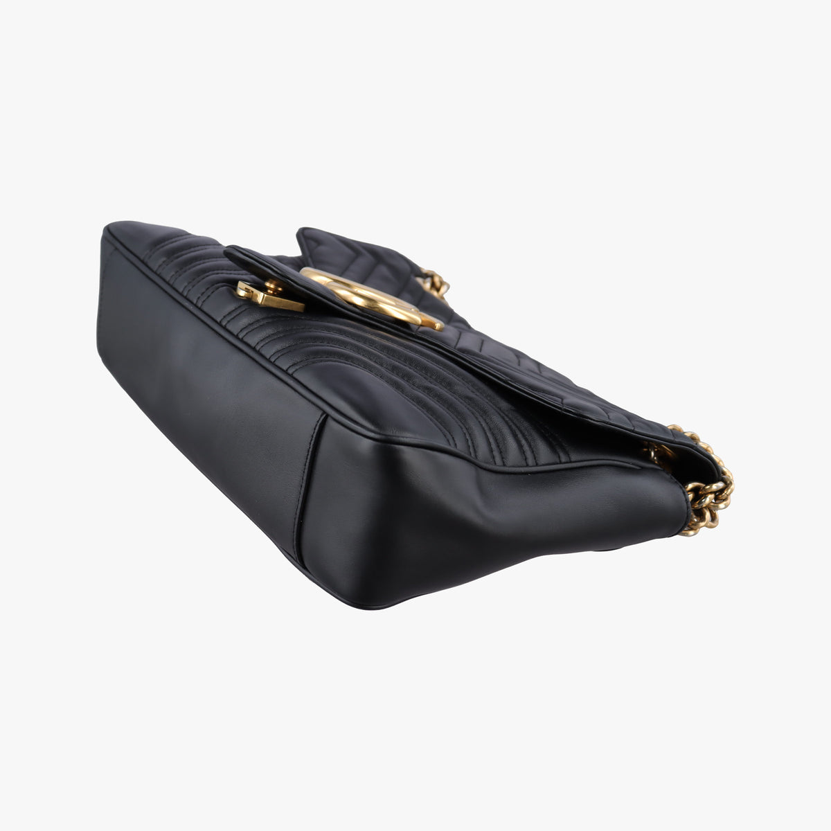 GG Marmont Black Leather 443496 E027690236GGマーモント ブラック レザー 443496 E027690236