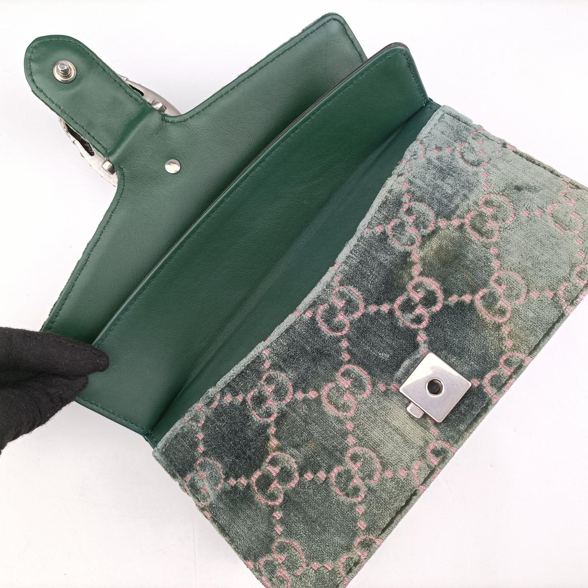 Dionysus Green velour 499623 H023956694デュオニソス グリーン ベロア 499623 H023956694