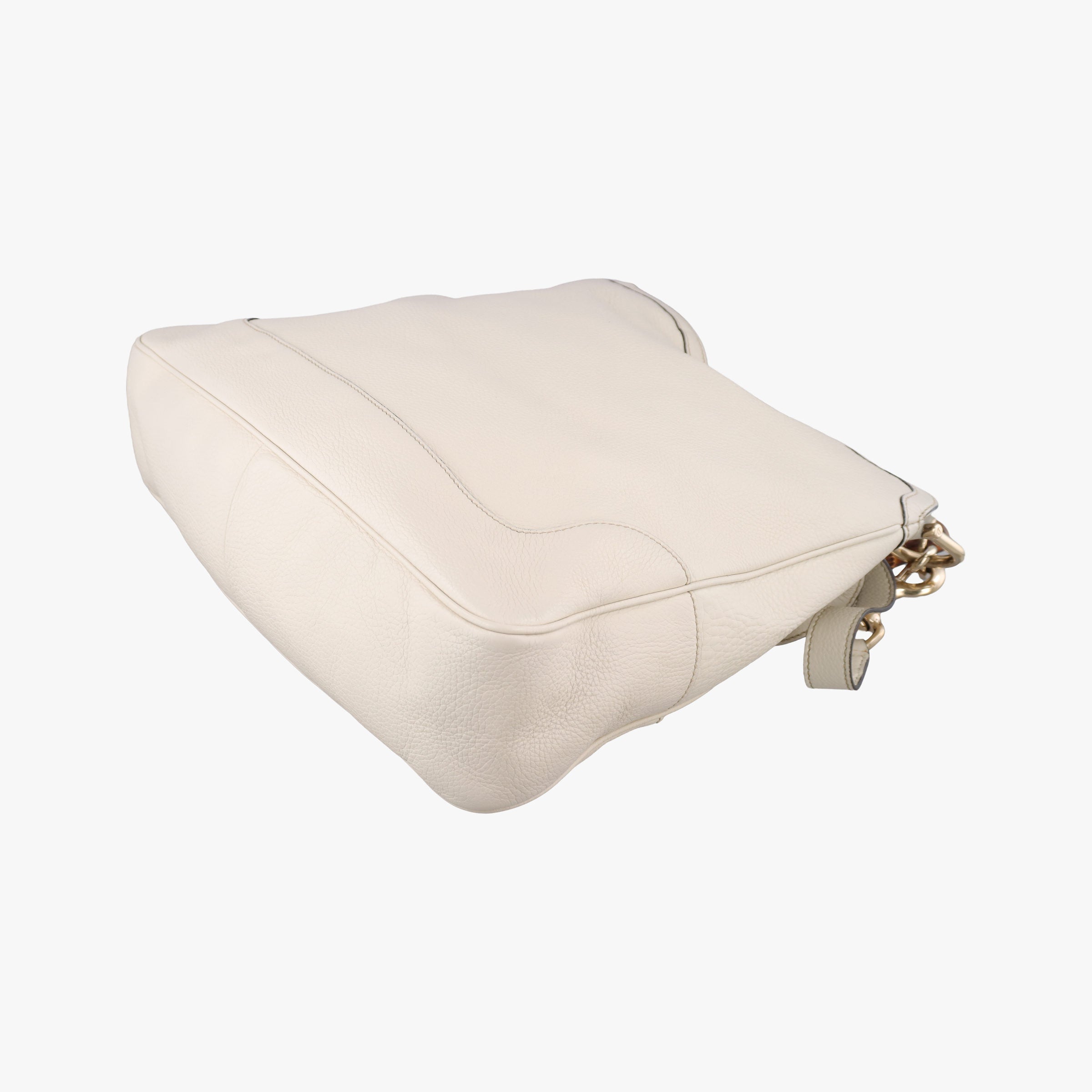 Vintage Gucci Bamboo White Leather 282315 shoulderbag | stylenewstar