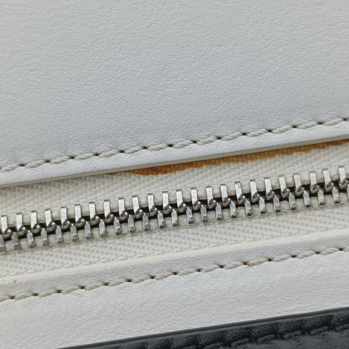 Pre-owned Celine Trapeze Black × White × Brown Suede × leather shoulderbag | stylenewstar