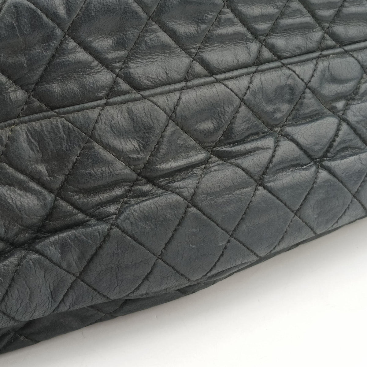 Pre-owned Chanel Matelasse coco mark Black Leather A67374 shoulderbag | stylenewstar