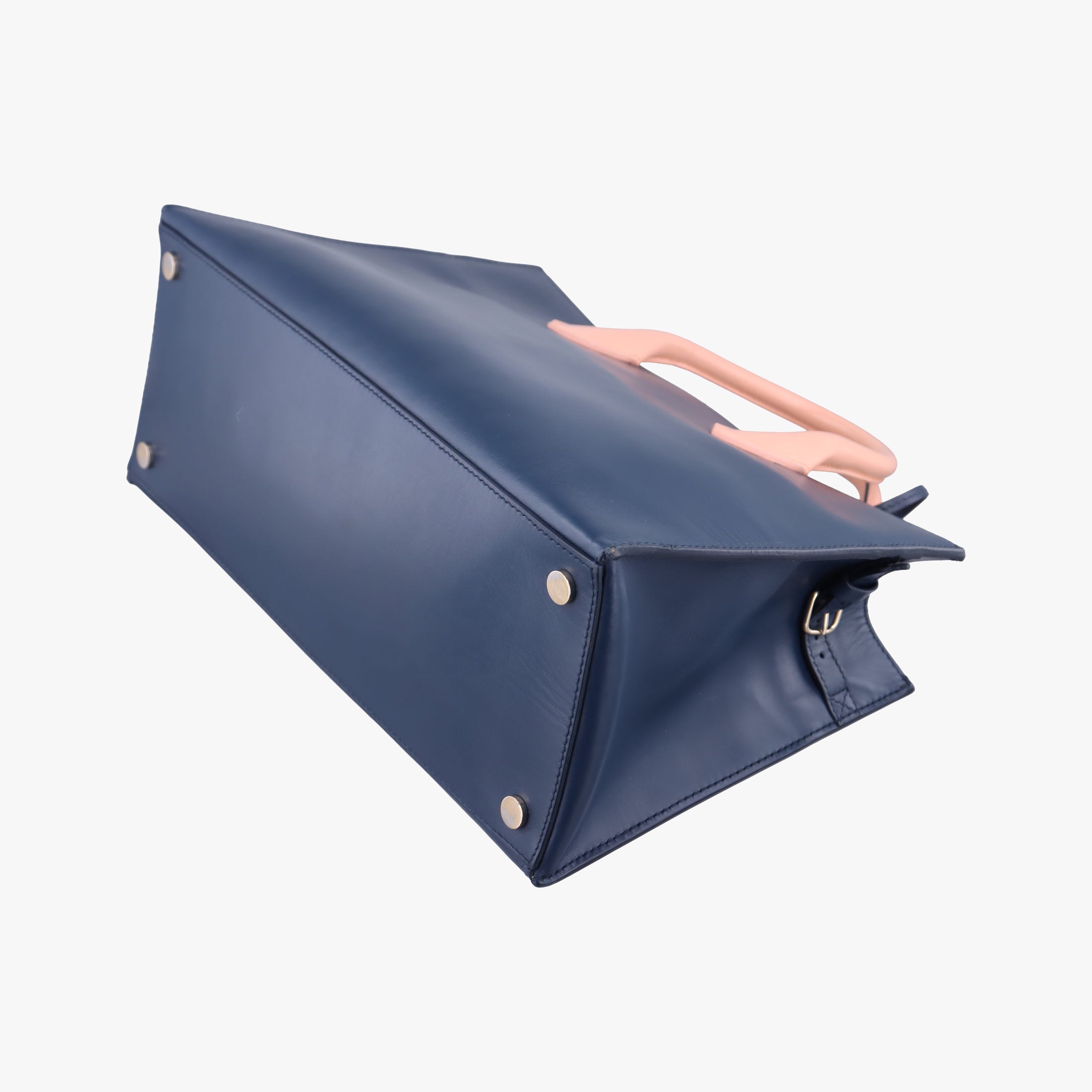 Padlock Navy × Pink × Beige Leather × Canvas 347936.4080.F.1669パッドロック ネイビー × ピンク × ベージュ レザー × キャンバス 347936.4080.F.1669