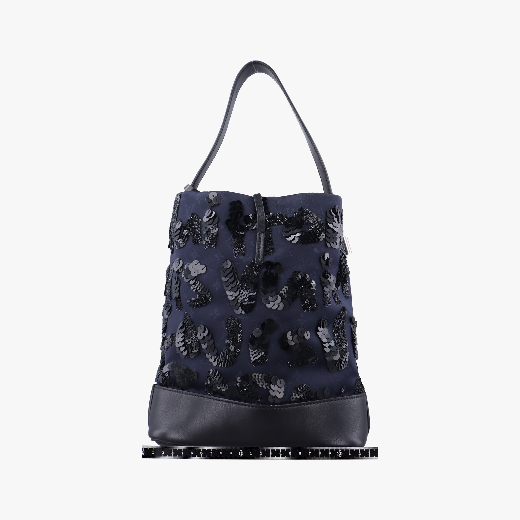 Spotlight PM Midnight Blue Monogram Satin × Sequins × Leather M94601 CA0164スポットライトPM ミッドナイトブルー モノグラム サテン × スパンコール × レザー M94601 CA0164
