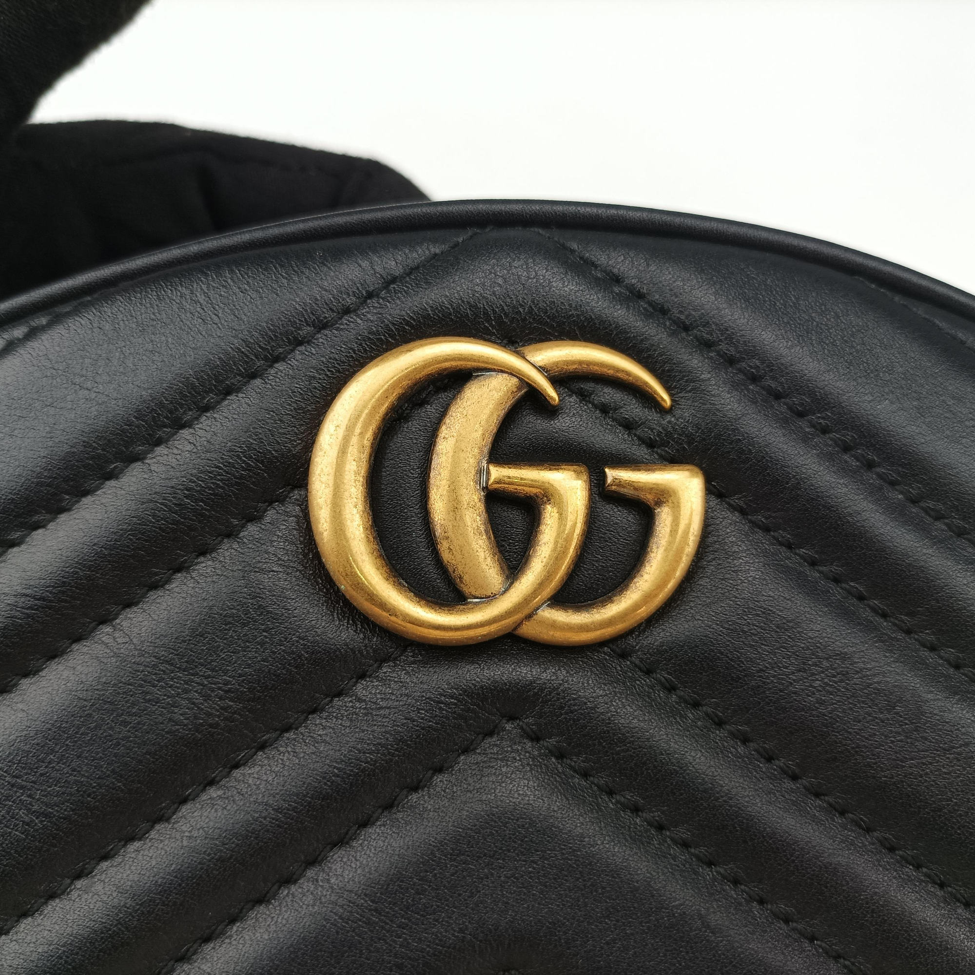 GG Marmont Black Leather 476434 C026259718GGマーモント ブラック レザー 476434 C026259718