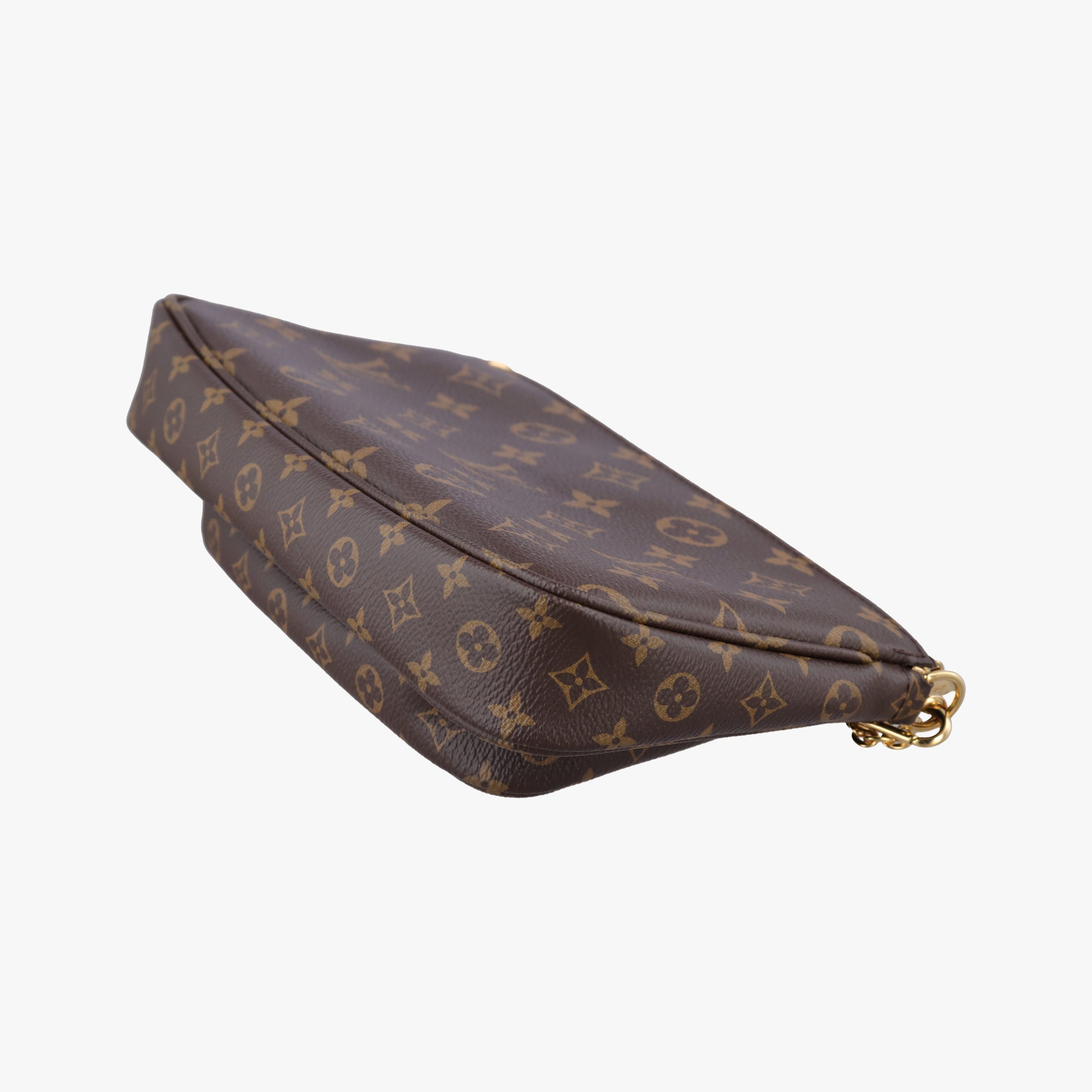 MULTI POCHETTE ACCESSOIRES MARRON×ROSE CLAIRE Monogram Canvas M44840 IC Chipミュルティポシェットアクセソワール マロン×ローズ クレール モノグラムキャンバス M44840 ICチップ