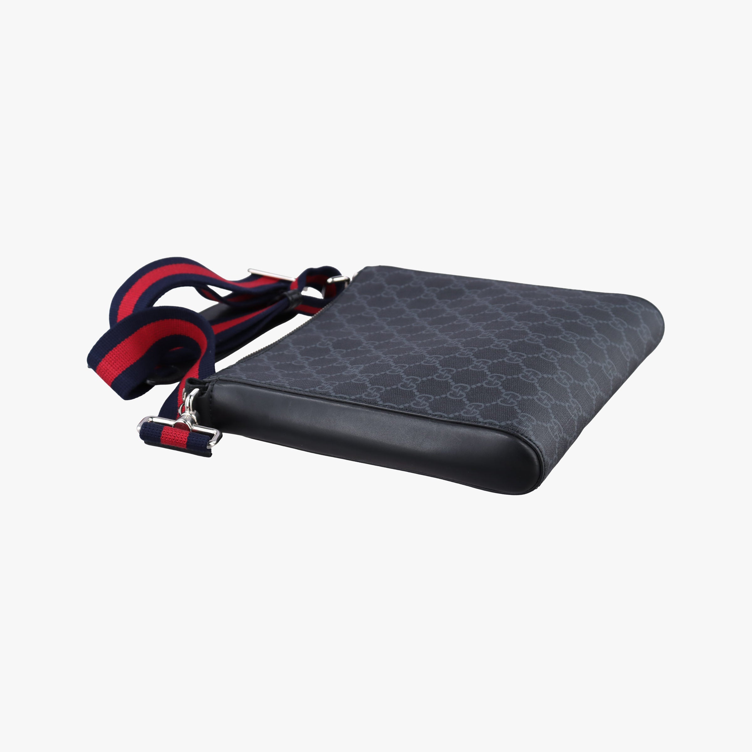GG Supreme Courrier Messenger Black×Multicolour PVC coated canvas×Leather 547751 C026861426GGスプリーム クーリエ メッセンジャー ブラック×マルチカラー PVCコーティングキャンバス×レザー 547751 C026861426