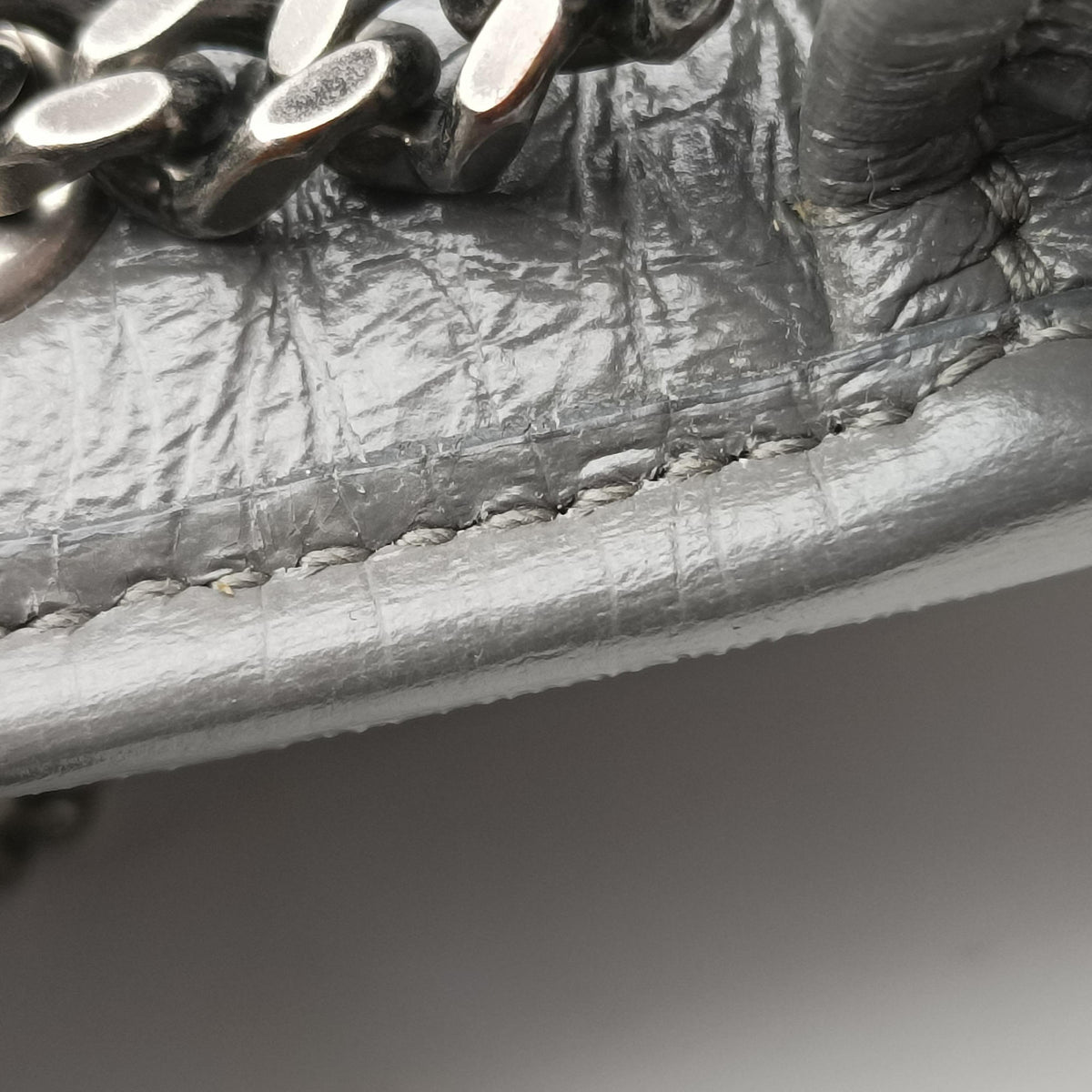 Niki Grey Leather 583103 INN583103.0619ニキ グレー レザー 583103 INN583103.0619