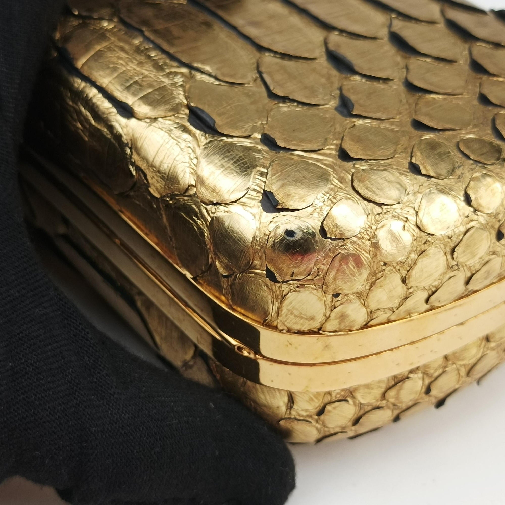 Skull box Golden Python 480497 000926スカルボックス ゴールド パイソン 480497 000926