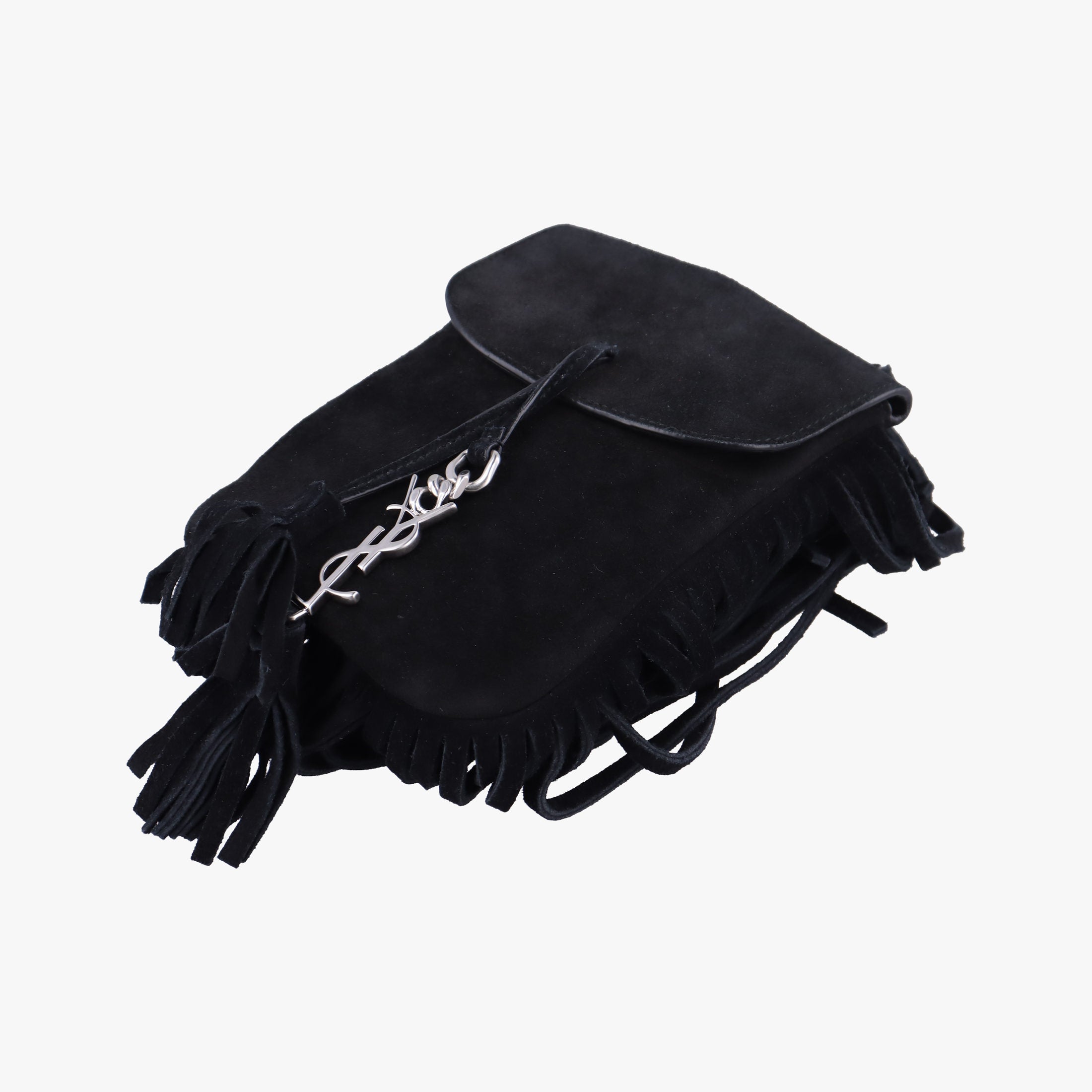 fringe Black Suede 425145 GUE425145.0116フリンジ ブラック スエード 425145 GUE425145.0116