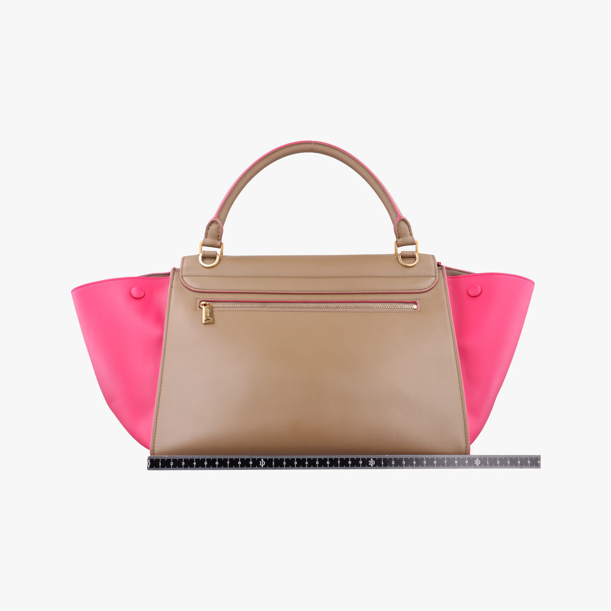 Trapeze Small Beige×rose Leather W-GM-0174トラペーズスモール ベージュ×ローズ レザー W-GM-0174
