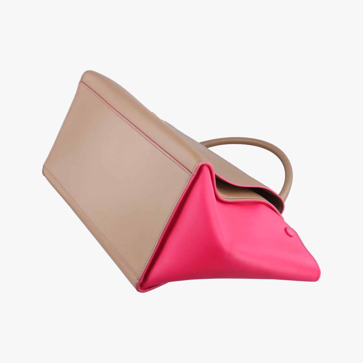 Trapeze Small Beige×rose Leather W-GM-0174トラペーズスモール ベージュ×ローズ レザー W-GM-0174