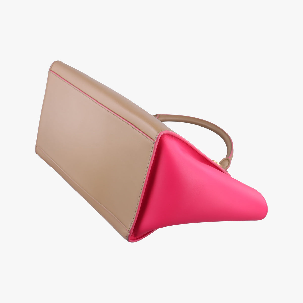 Trapeze Small Beige×rose Leather W-GM-0174トラペーズスモール ベージュ×ローズ レザー W-GM-0174