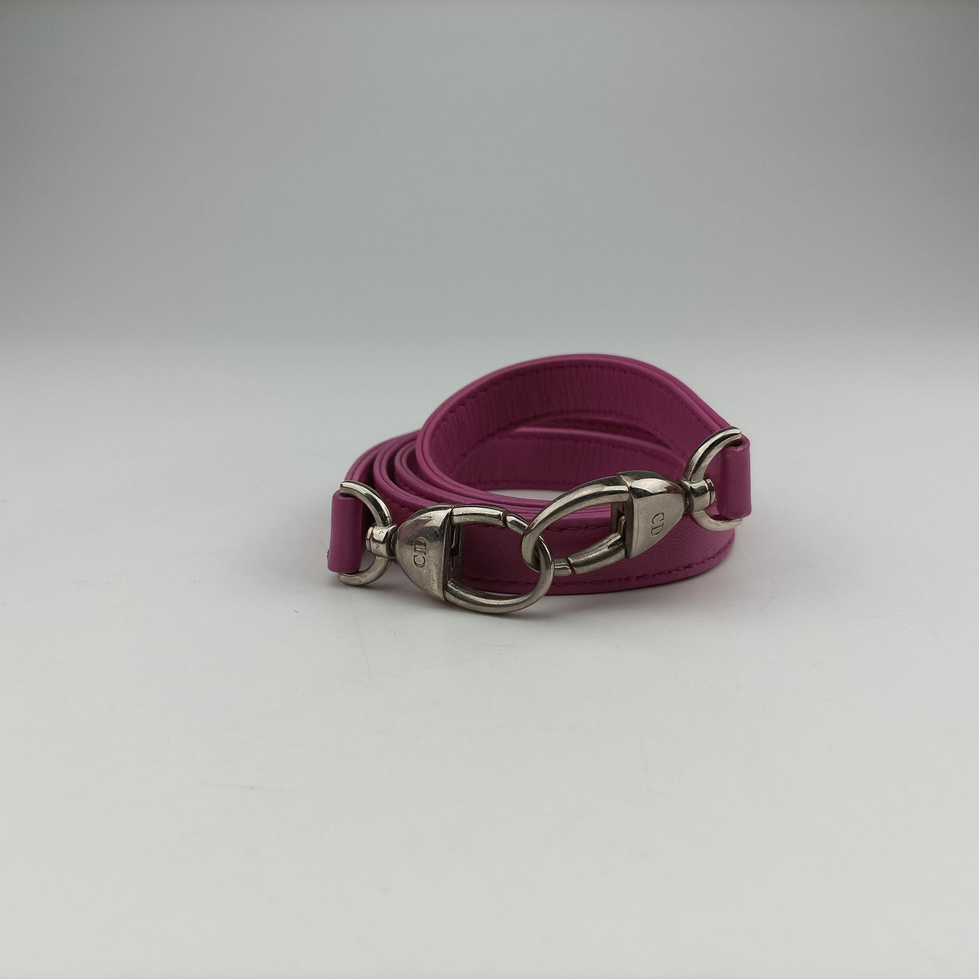 Pre-owned Christian Dior Lady Dior Pink lambskin shoulderbag | stylenewstar
