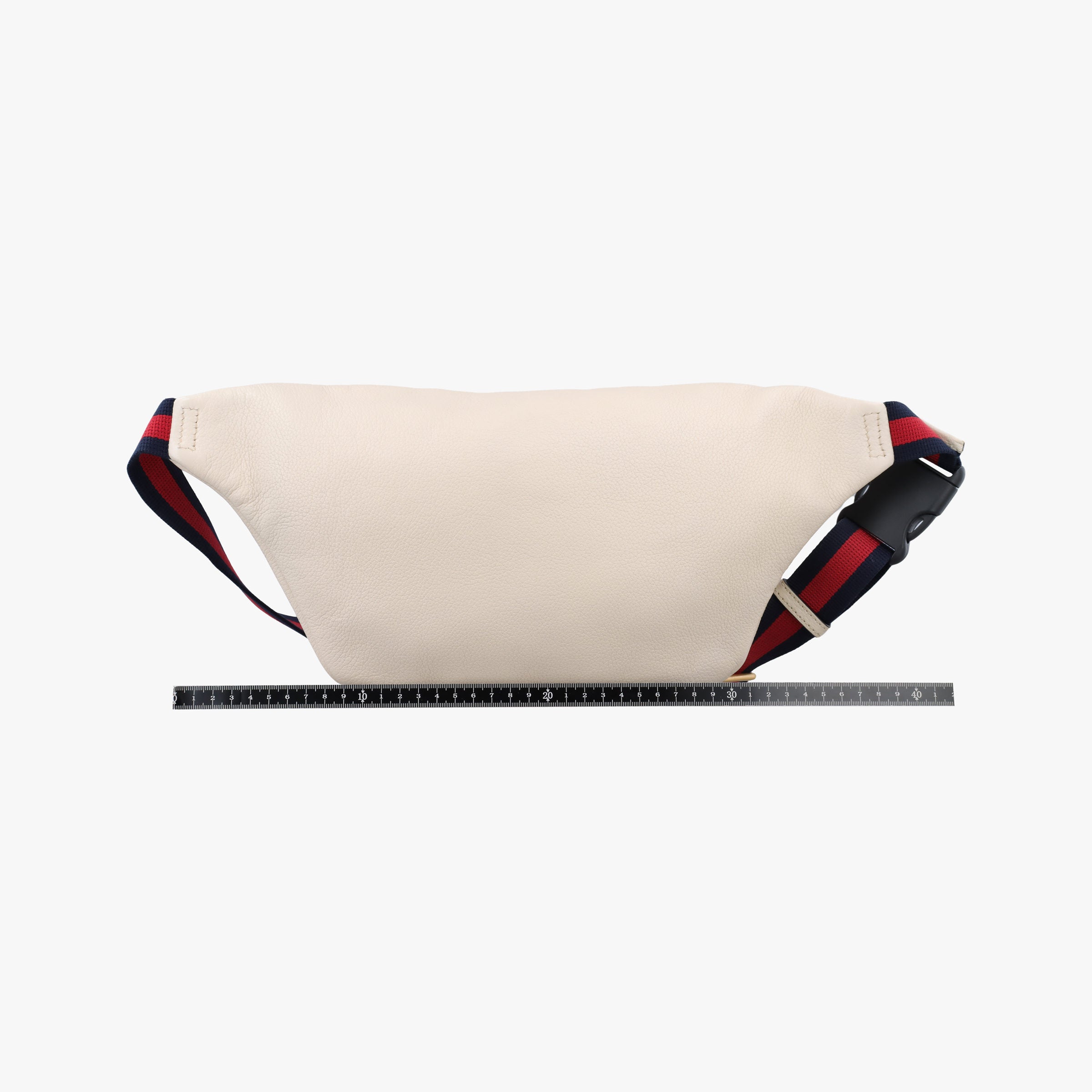 Vintage Gucci Print White Leather 530412 bum bag/waist bag | stylenewstar