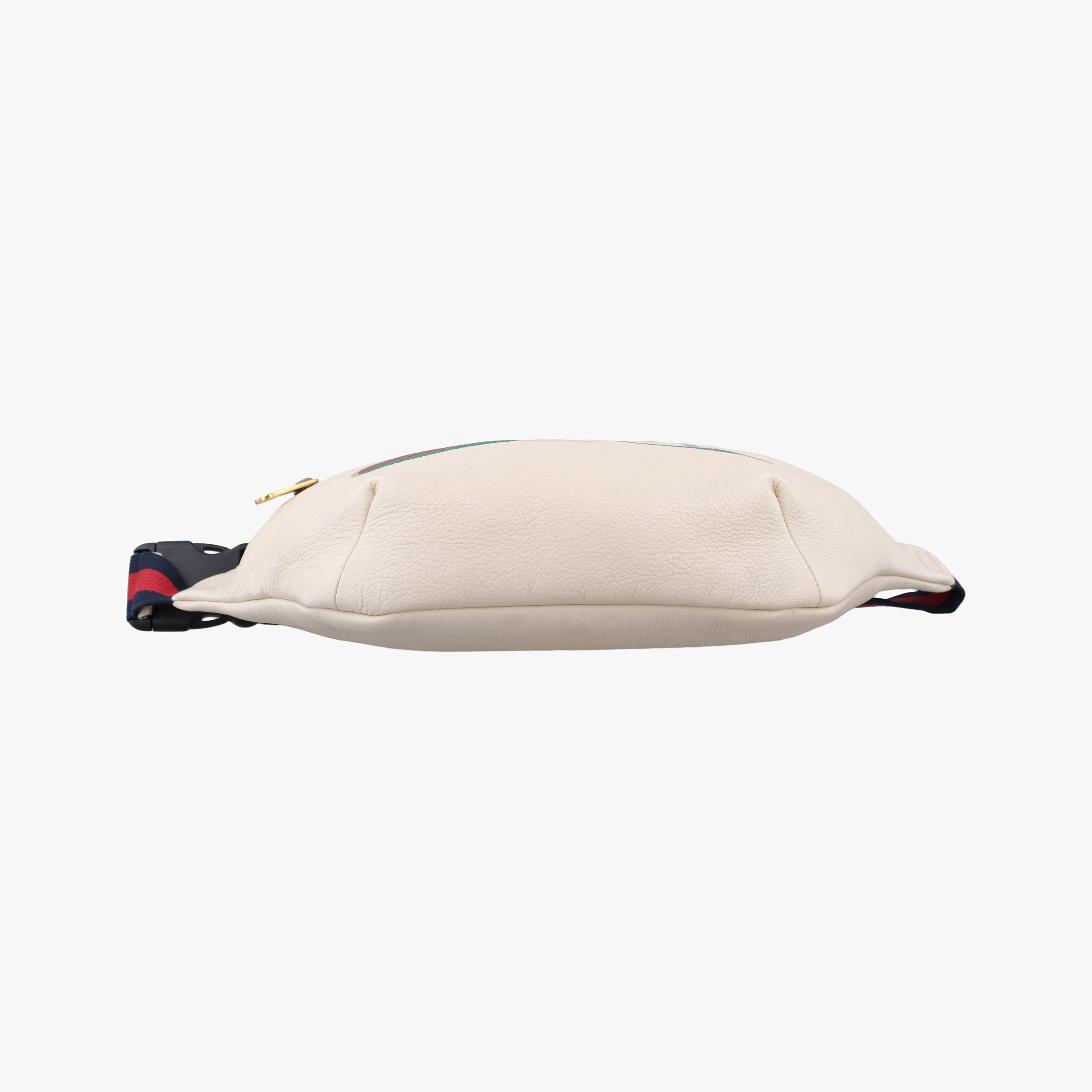 Vintage Gucci Print White Leather 530412 bum bag/waist bag | stylenewstar
