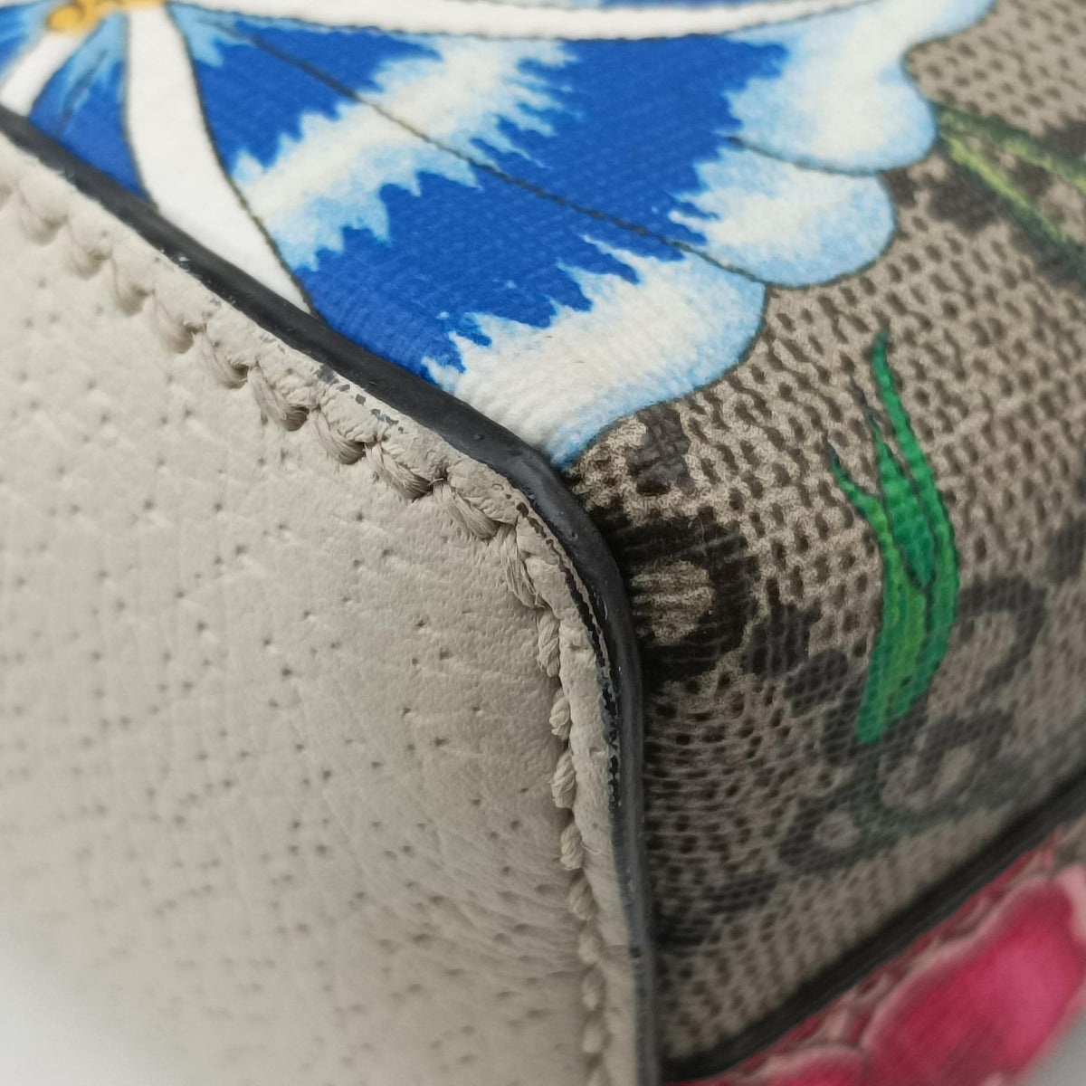 Ophidia beige×multi PVC coated canvas×leather 499621 H031073054オフィディア ベージュ×マルチ PVCコーティングキャンバス×レザー 499621 H031073054