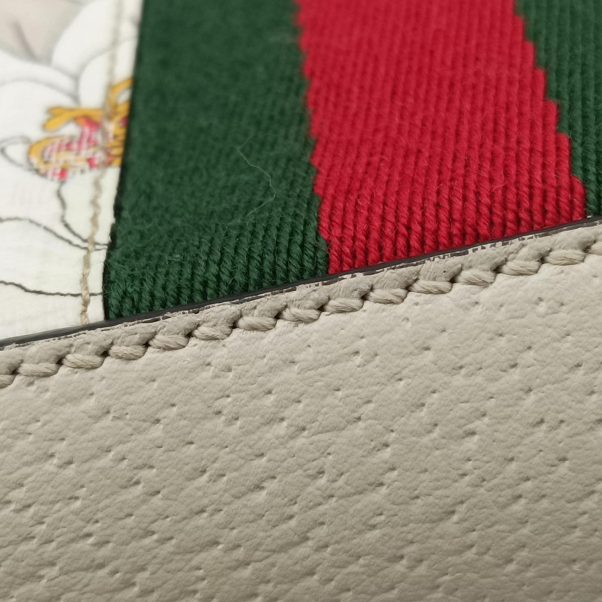 Ophidia beige×multi PVC coated canvas×leather 499621 H031073054オフィディア ベージュ×マルチ PVCコーティングキャンバス×レザー 499621 H031073054