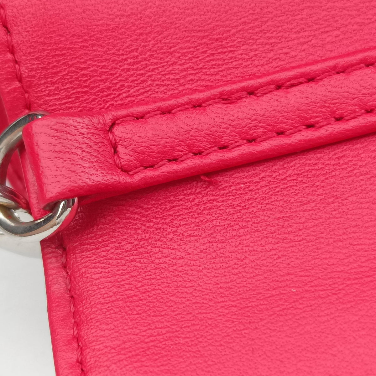 Pre-owned Christian Dior Cannage New Lock Red lambskin shoulderbag | stylenewstar