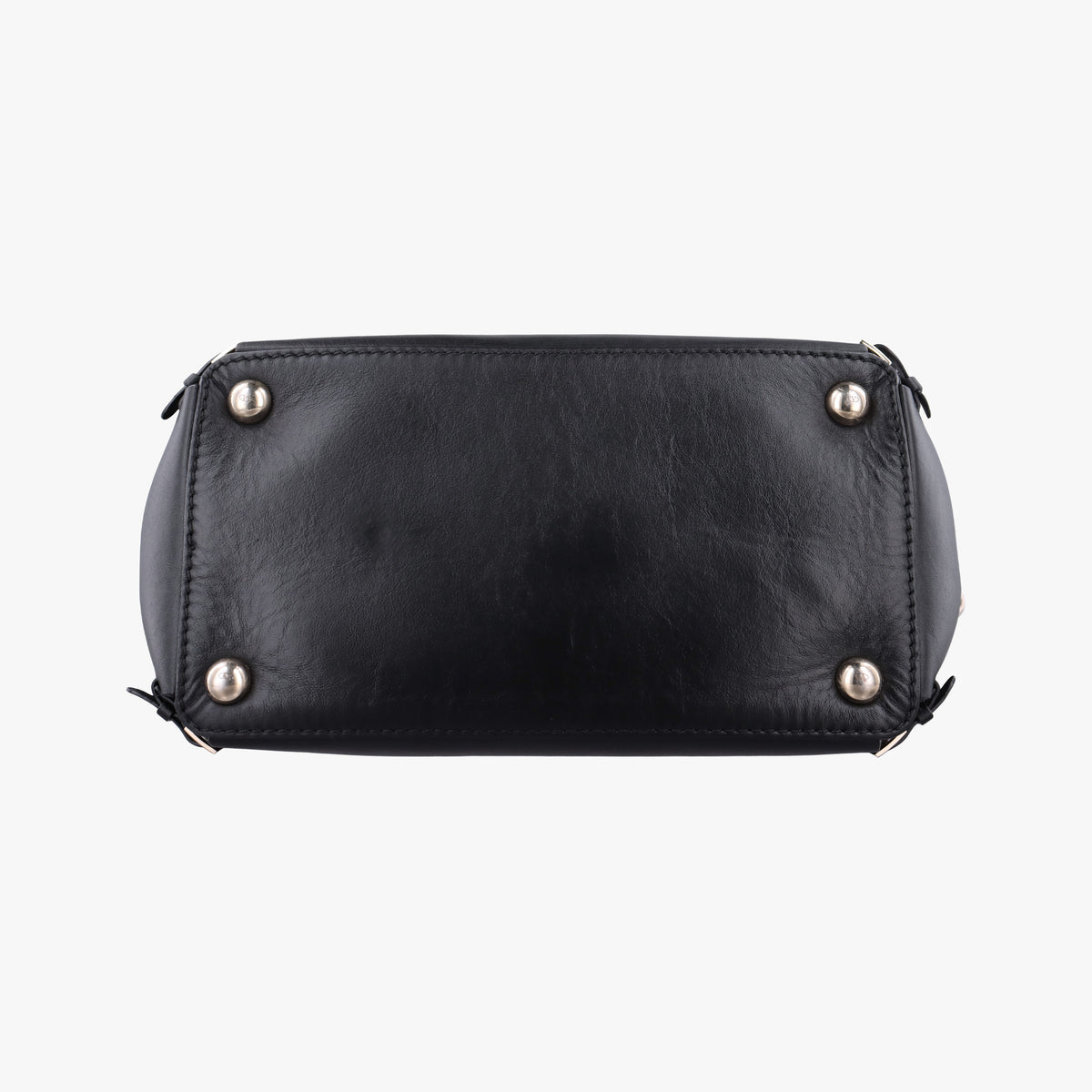 Pre-owned Valentino Buckle Strappy Satchel Black Leather shoulderbag | stylenewstar