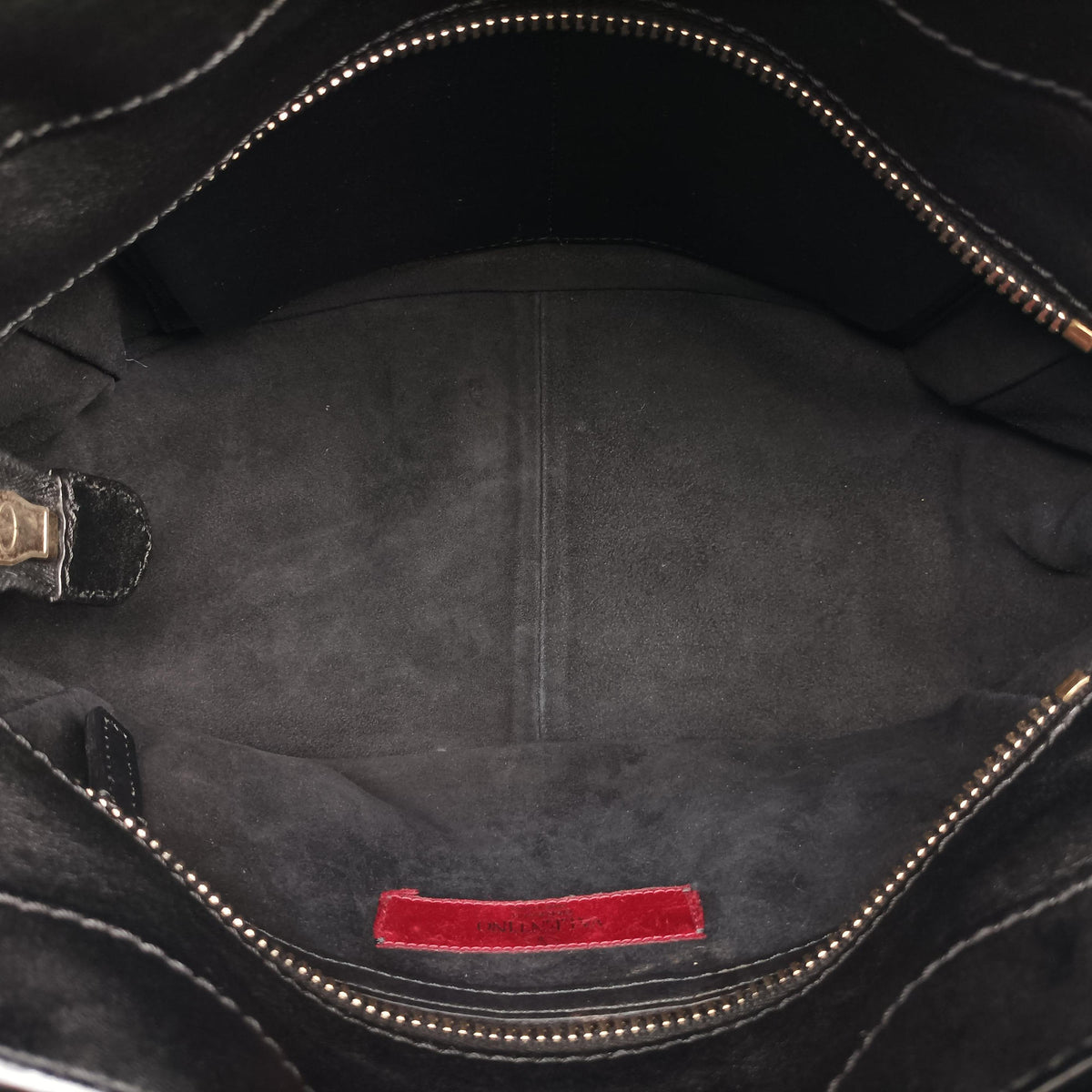 Pre-owned Valentino Buckle Strappy Satchel Black Leather shoulderbag | stylenewstar