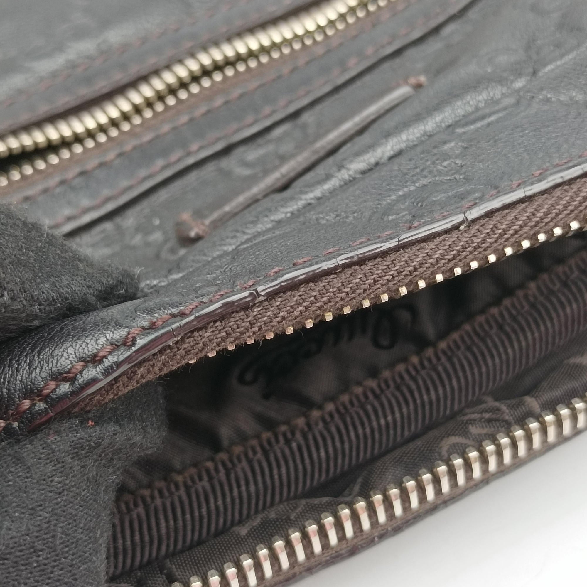 GG Imprime Messenger Black Leather 201448 G011880602GGインプリメ メッセンジャー ブラック レザー 201448 G011880602