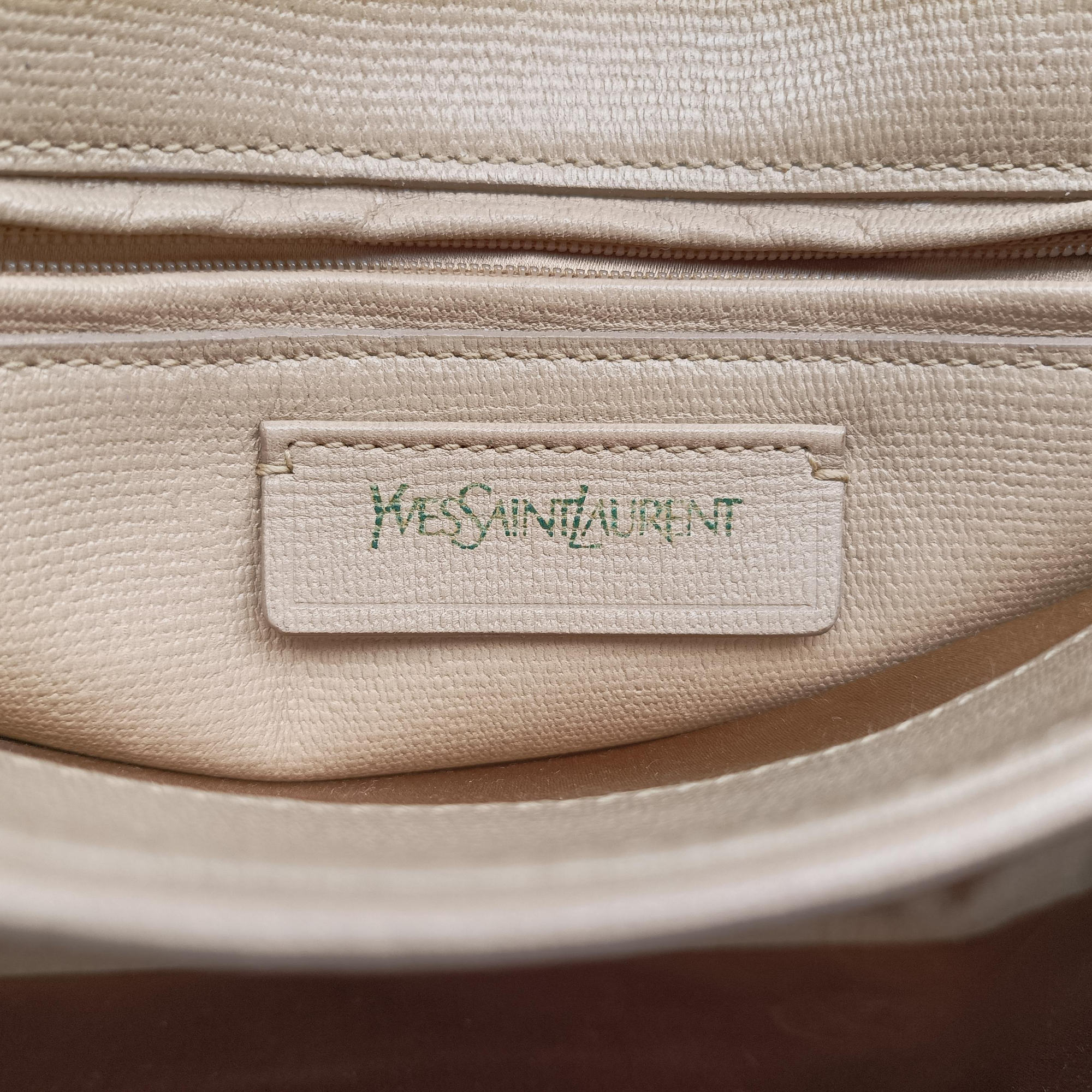 Pre-owned Yves Saint Laurent Y Ligne Camel Leather 247695 shoulderbag | stylenewstar
